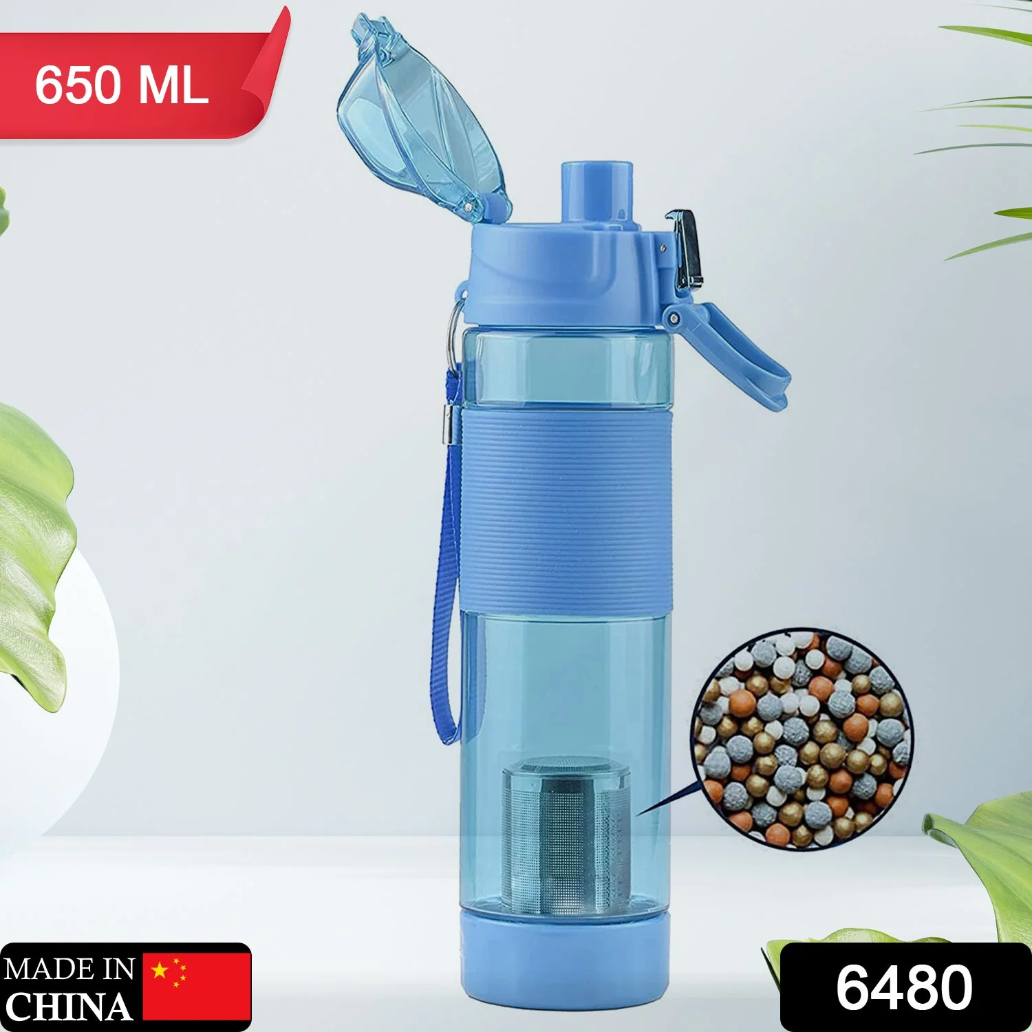 Alkaline Water Bottle with Food Grade Plastic, Stylish & Portable (Particulates Not Included) - Image 11