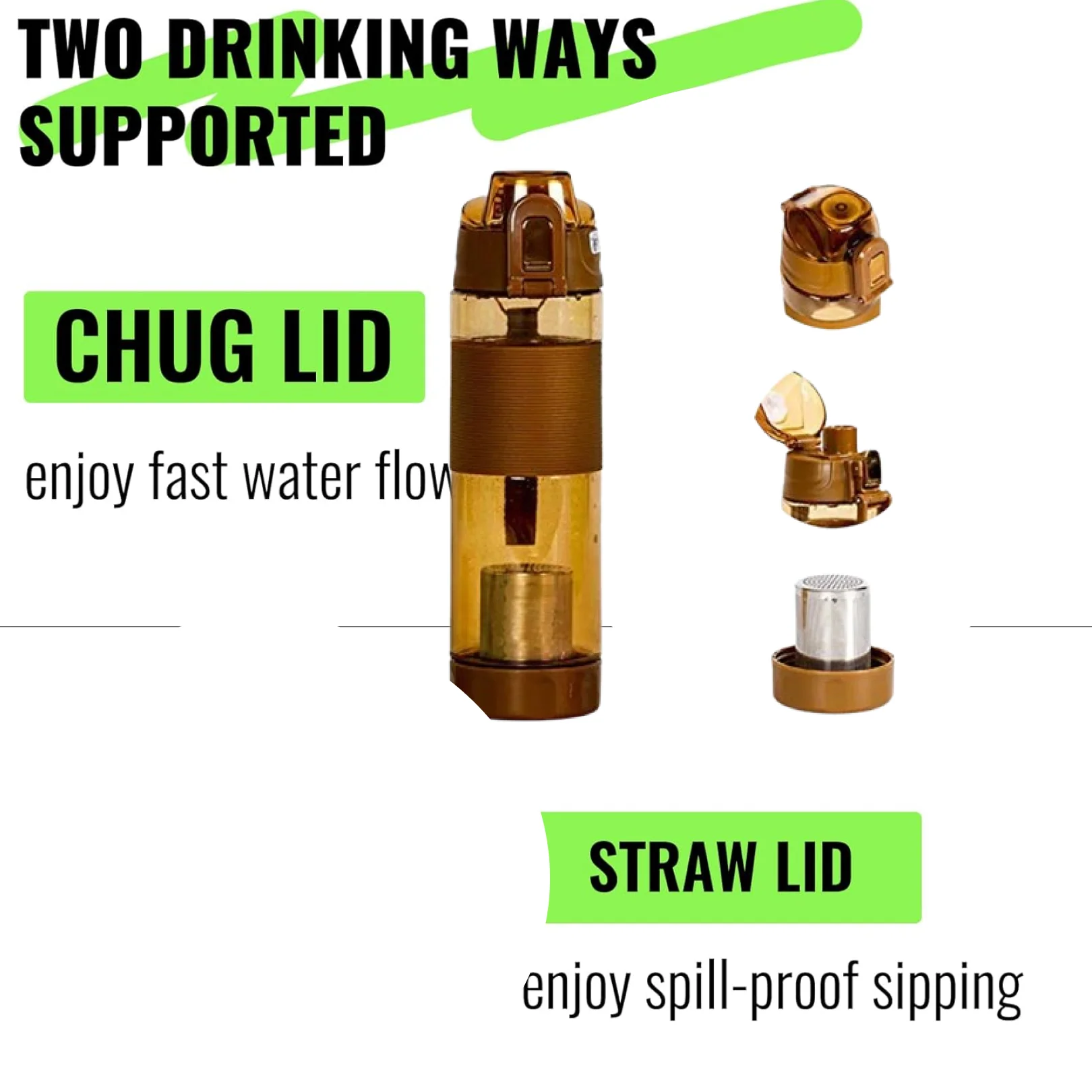 Alkaline Water Bottle with Food Grade Plastic, Stylish & Portable (Particulates Not Included) - Image 4