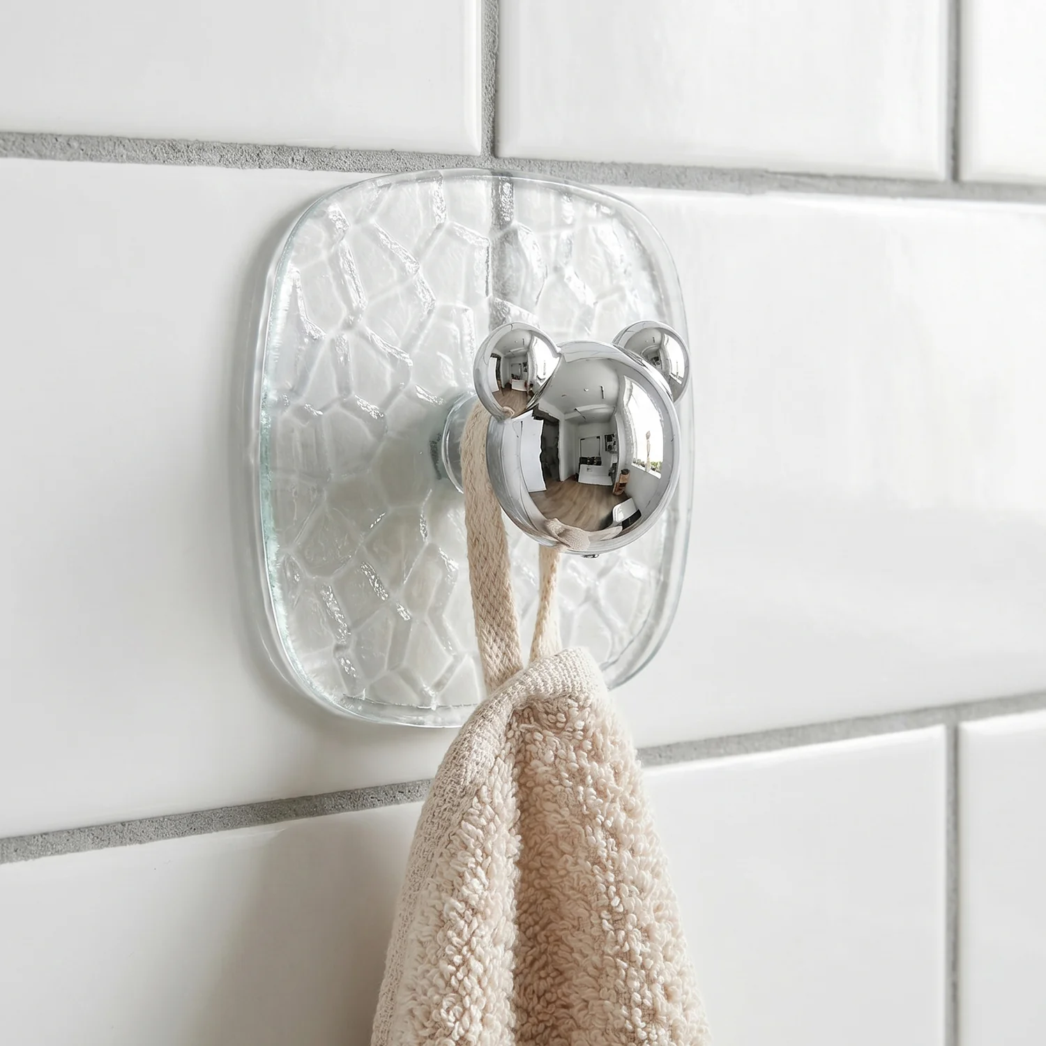 All-Plastic Adhesive Wall Hooks - Strong, No Damage, Easy to Install (3 Pc Set) - Image 3