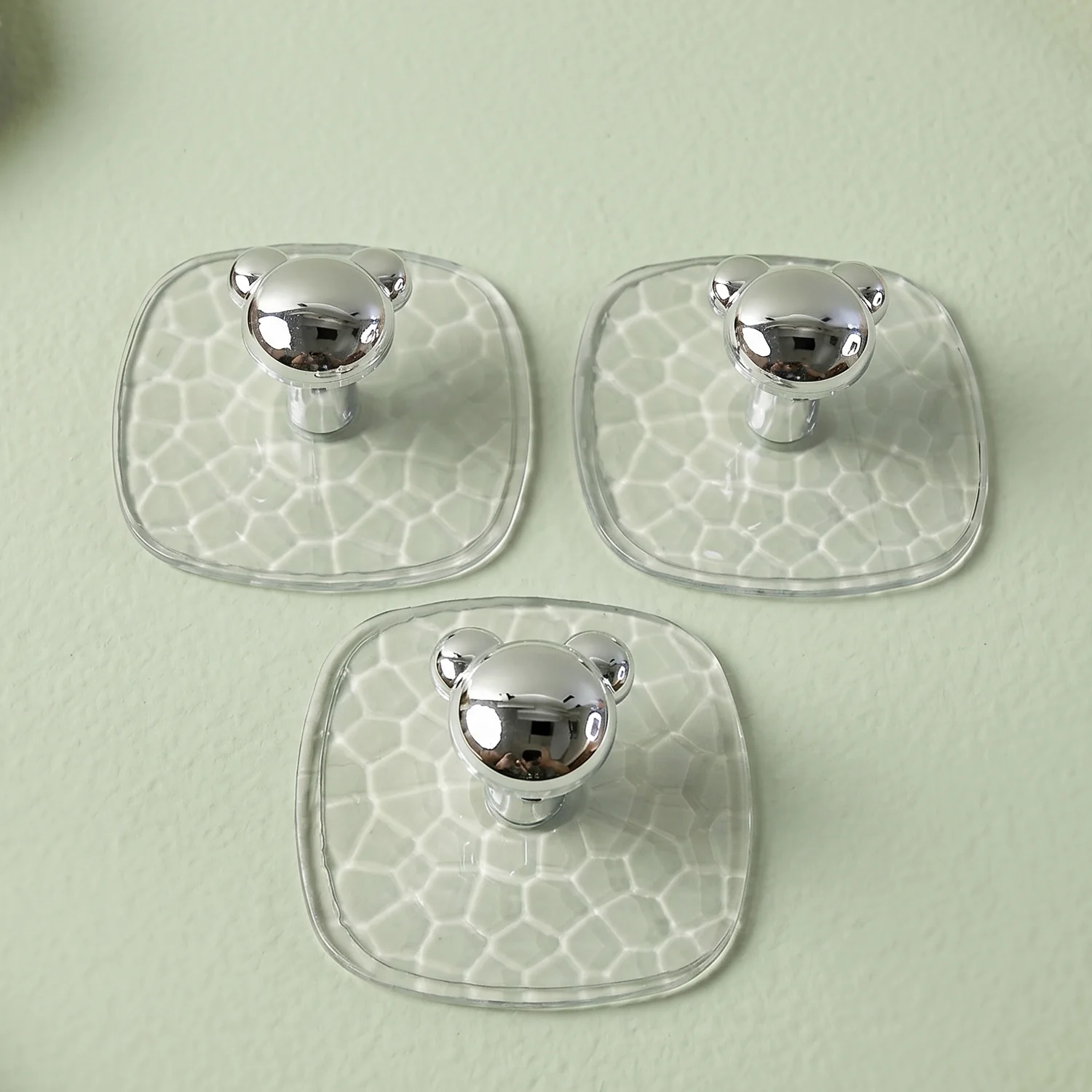 All-Plastic Adhesive Wall Hooks - Strong, No Damage, Easy to Install (3 Pc Set) - Image 7