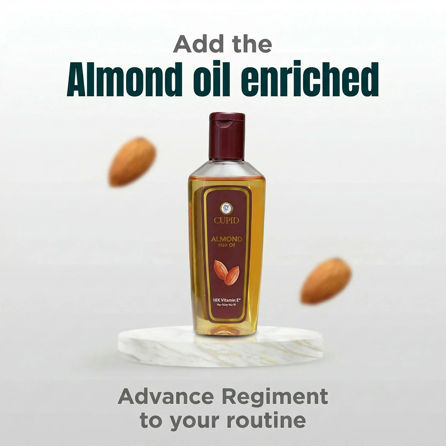 Almond Hair Oil with Vitamin E Nourishing Hair Care Solution (100 Ml) - Image 4