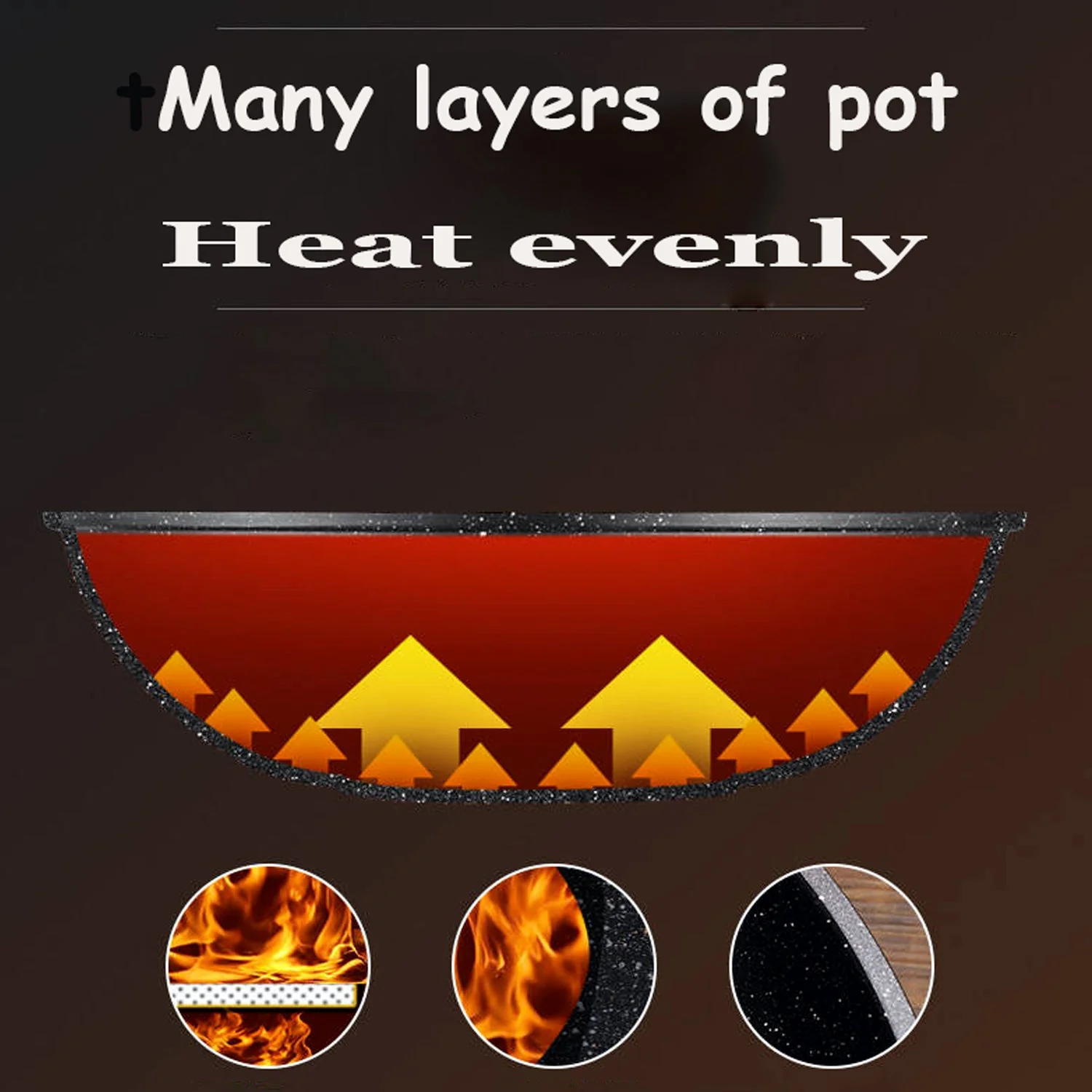 premium quality Aluminium fry Pan Pot (B grade) - Image 4