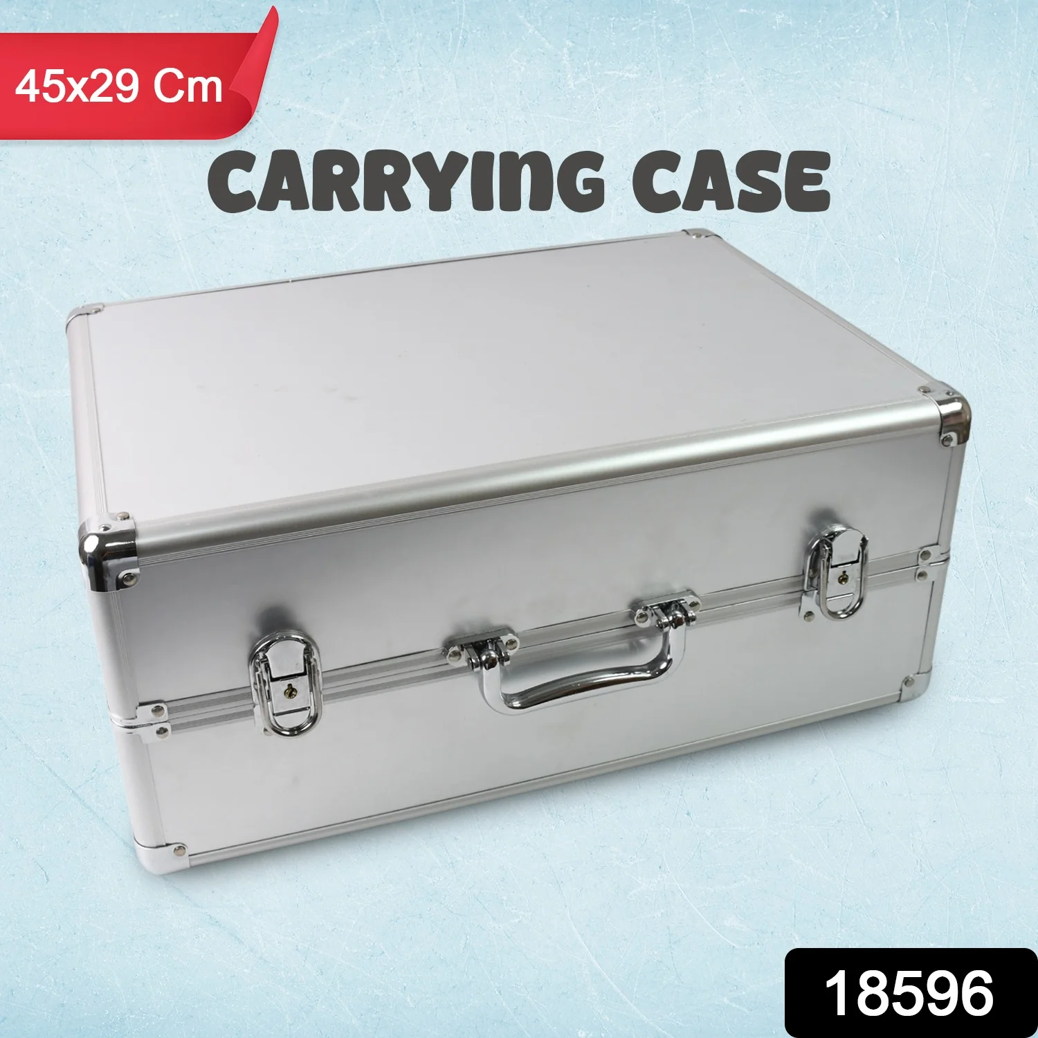 Aluminium & Wooden Multipurpose Portable Suitcase (45×29×20 Cm / 1 Pc) - Image 2