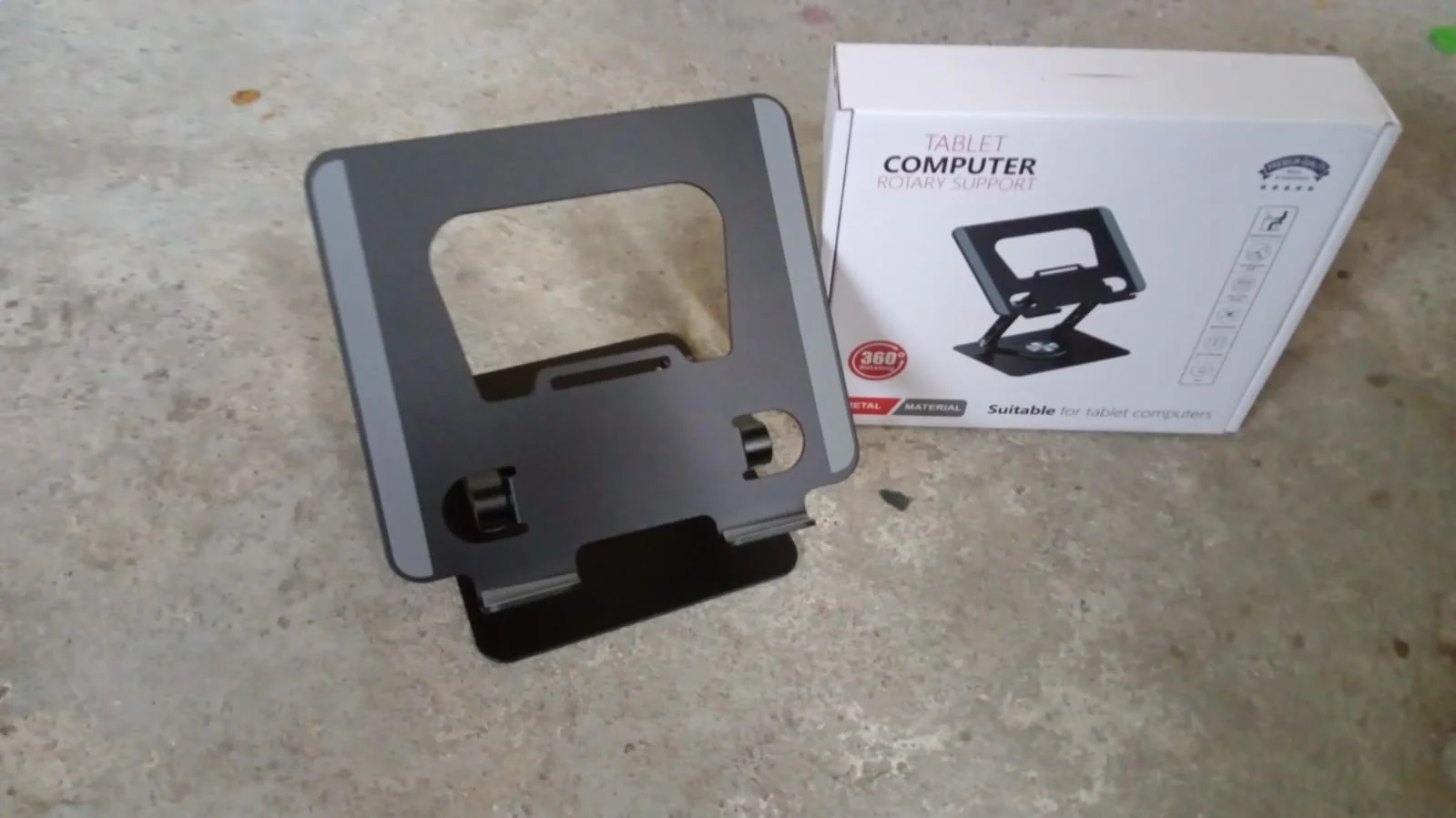 Aluminum Alloy 360°Rotating Bracket, Adjustable Laptop Stand - Image 7