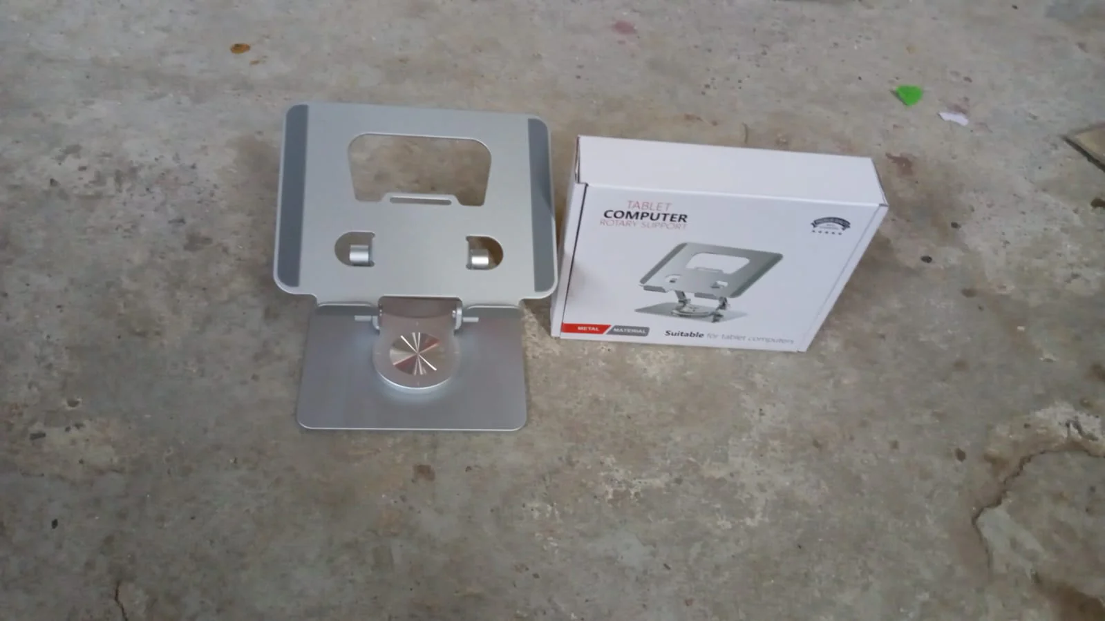 Aluminum Alloy 360° Rotating Adjustable Bracket – Adju Portable Foldable Tablet Stand - Image 7