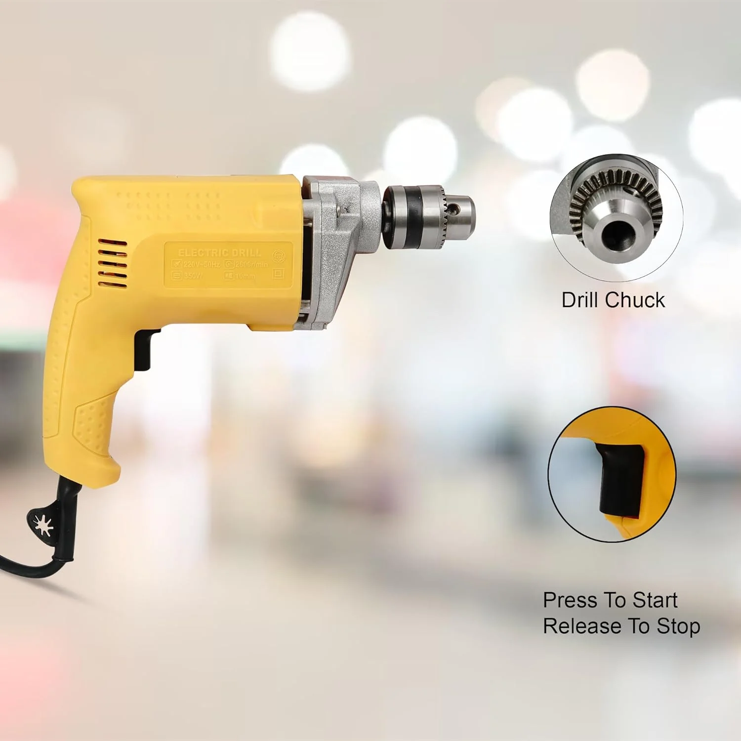 Amber Electric Drill AM2310 350W 1 Pc - Image 7