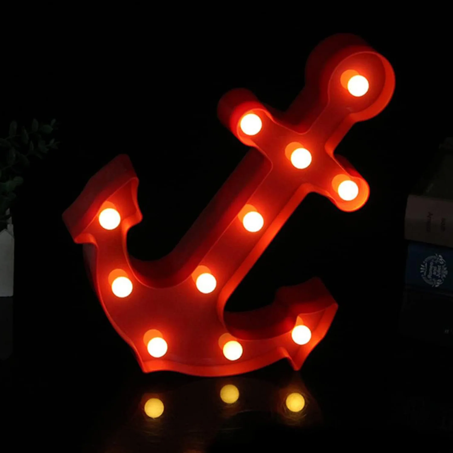 Anchor Shape LED Decorative Night Lamp - (1 Pc) - Image 6