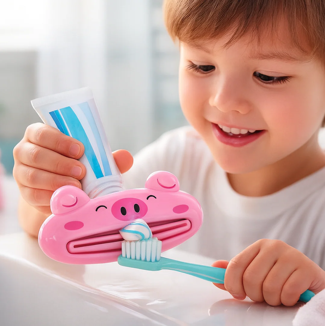 Animal Design Toothpaste Squeezer for Easy Dispensing - Image 3