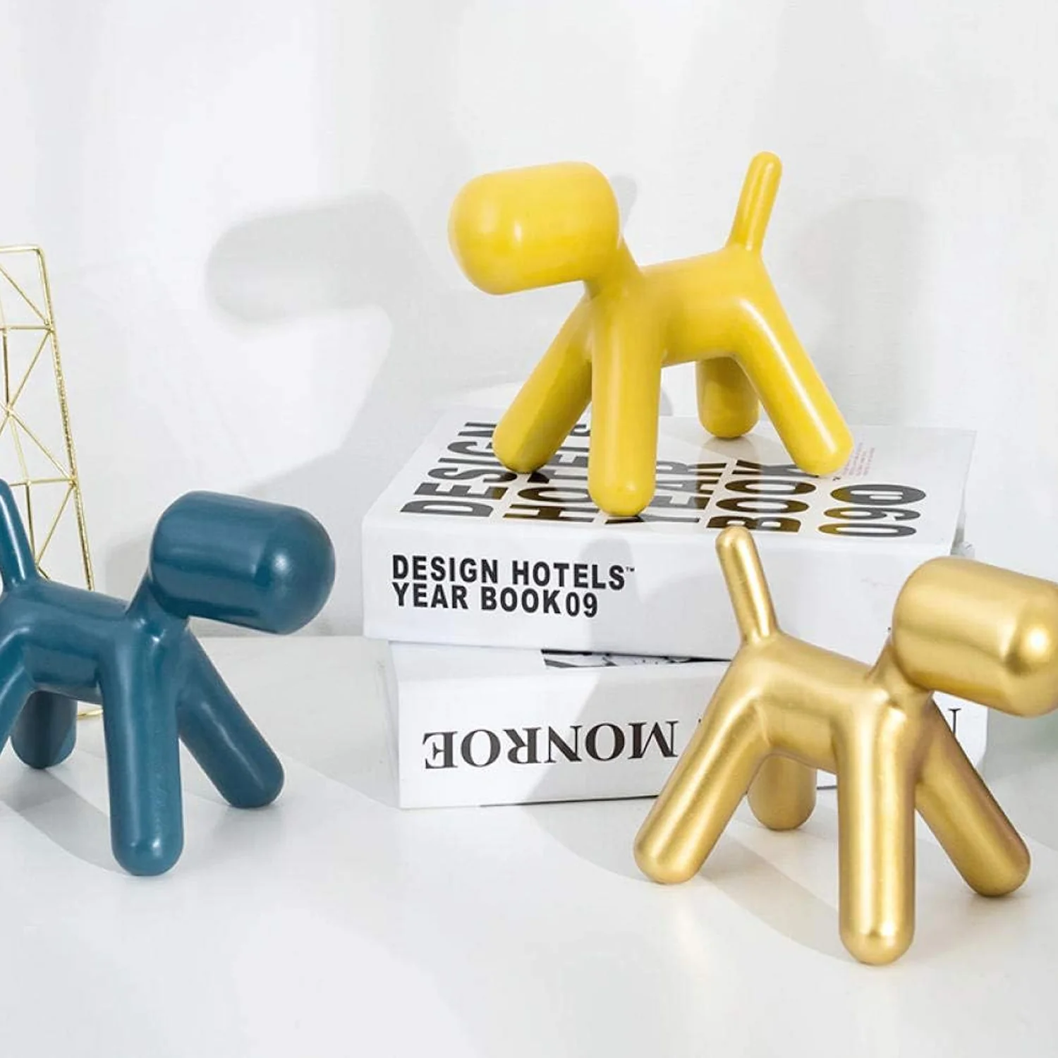 Plastic Cute Animal Puppy Chair Dog Low Footstool for Bedroom Living - Image 6