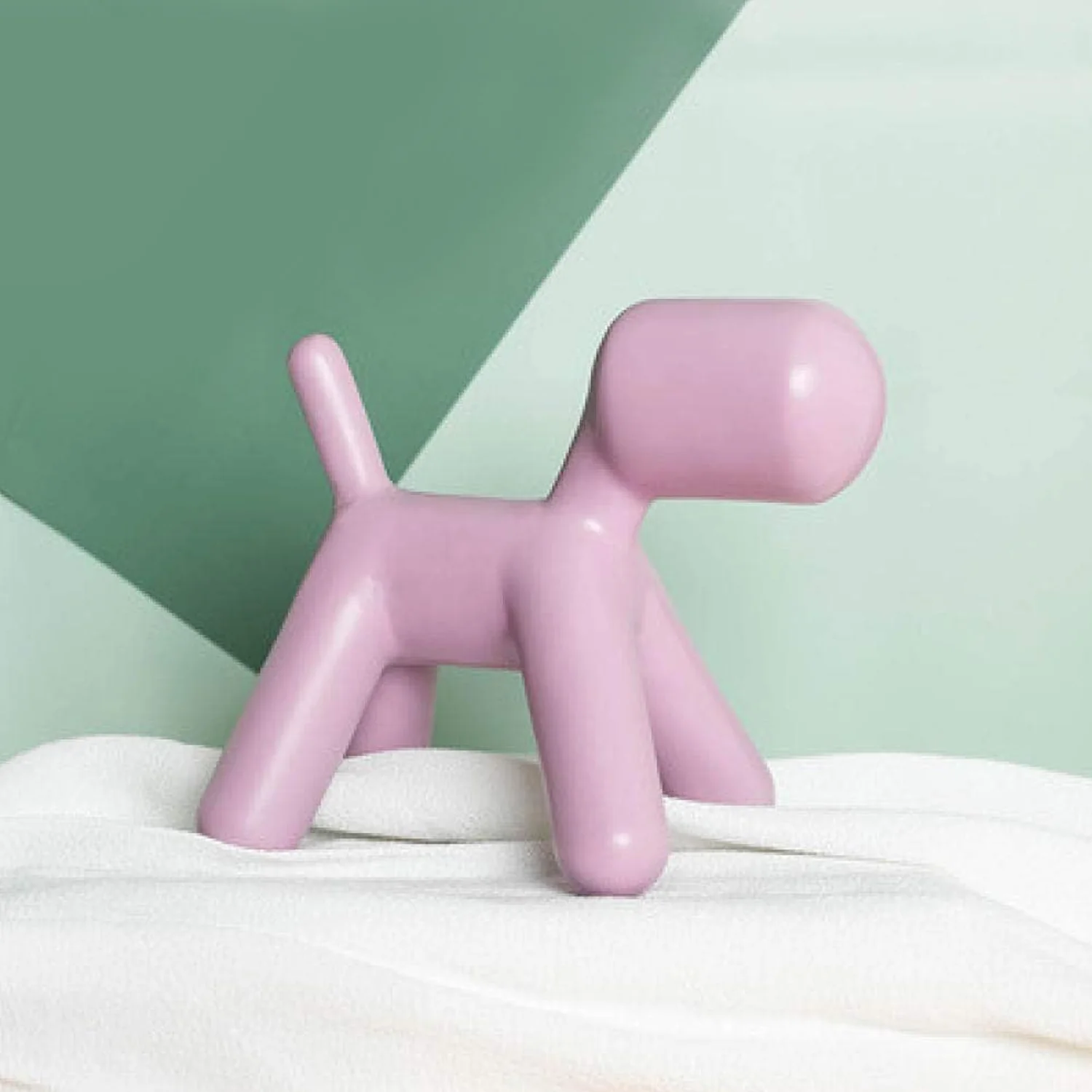 Plastic Cute Animal Puppy Chair Dog Low Footstool for Bedroom Living - Image 8