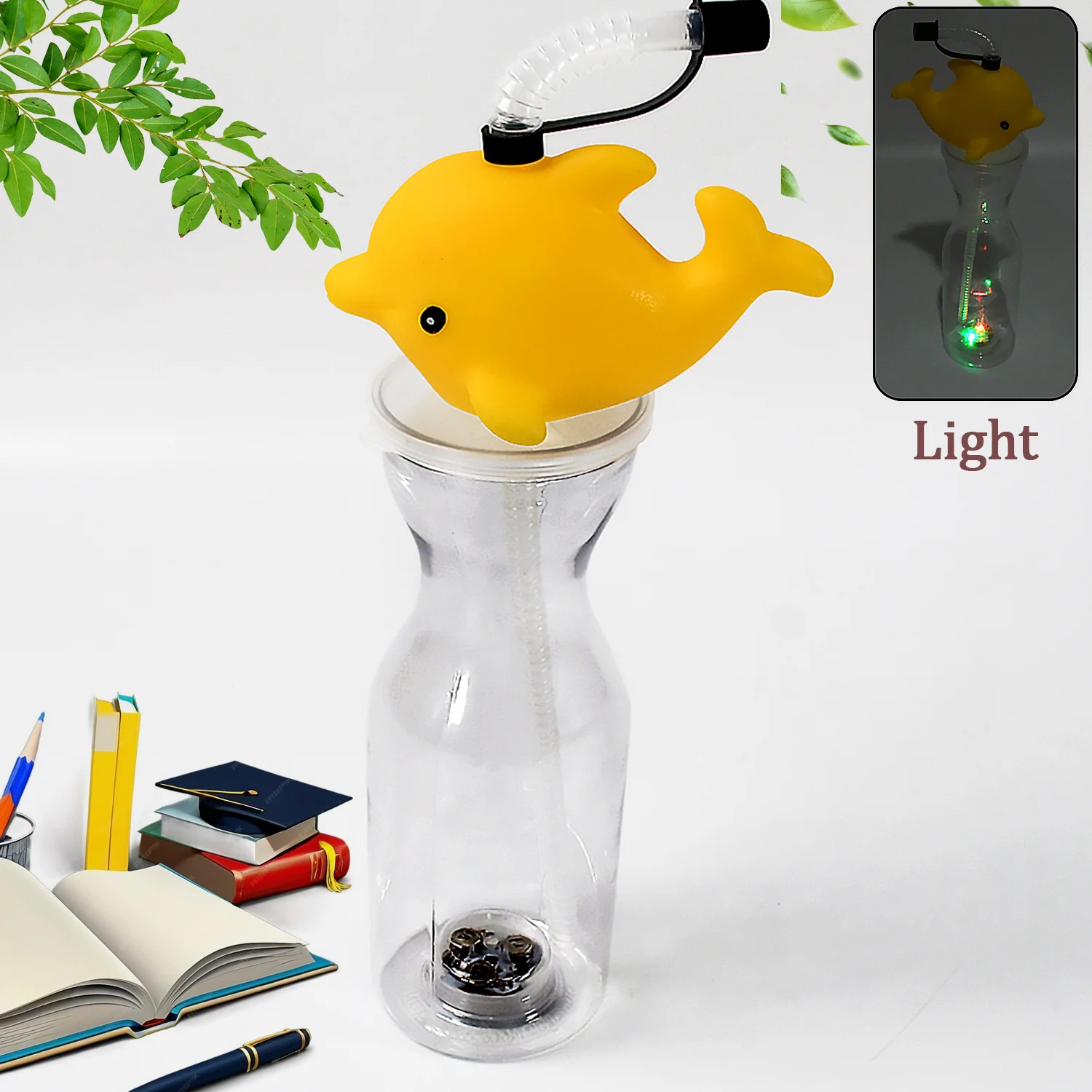 Party Props Birthday Return Gifts For Kids |Animal Shape Straw Sipper Bottle For Kids - Image 3