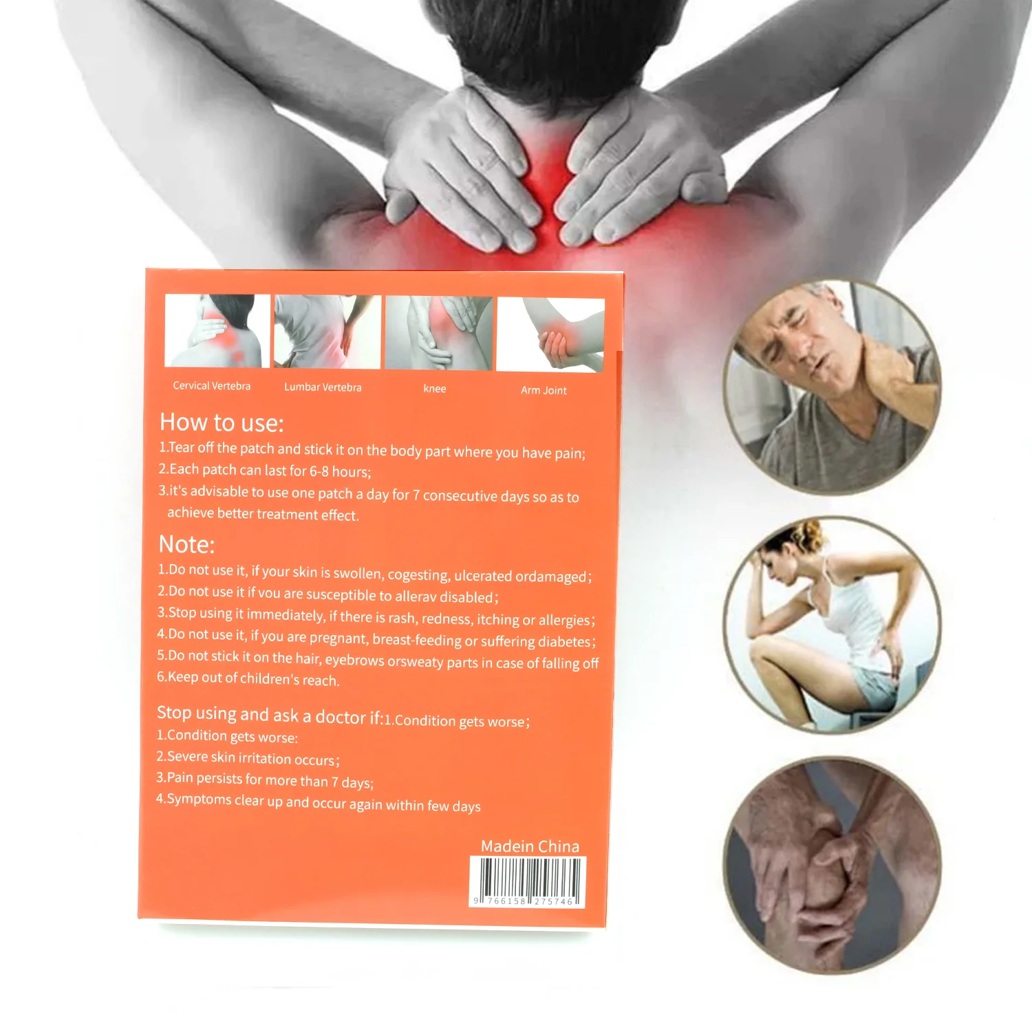 Ant Pain Relief Patch - Pack of 8 Patches - Image 5