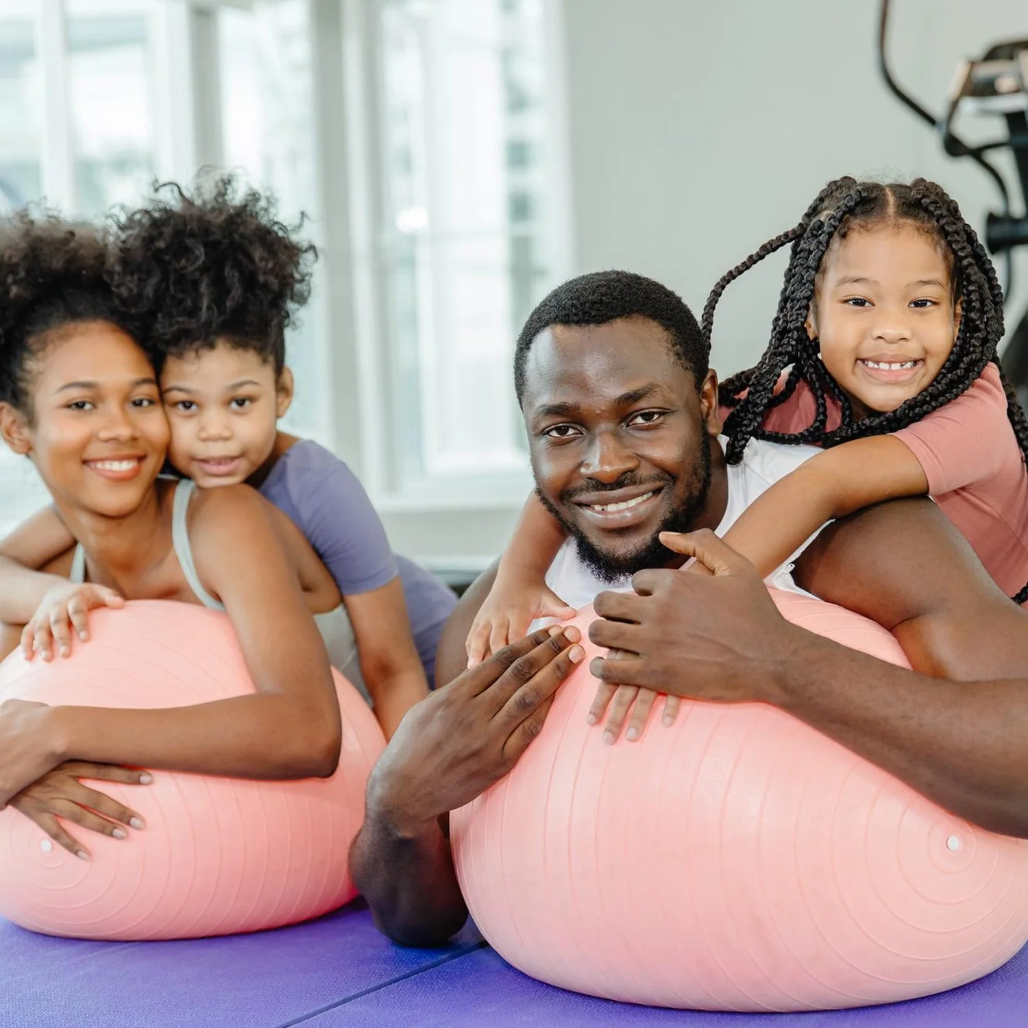 Anti Burst 65 cm Exercise Ball (1 Pc / Mix Design & Color) - Image 3