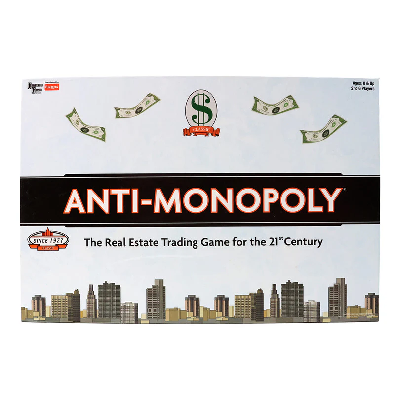 Anti-Monopoly Board Game – Classic Real Estate Trading Family & Friends Strategy Game - Image 3