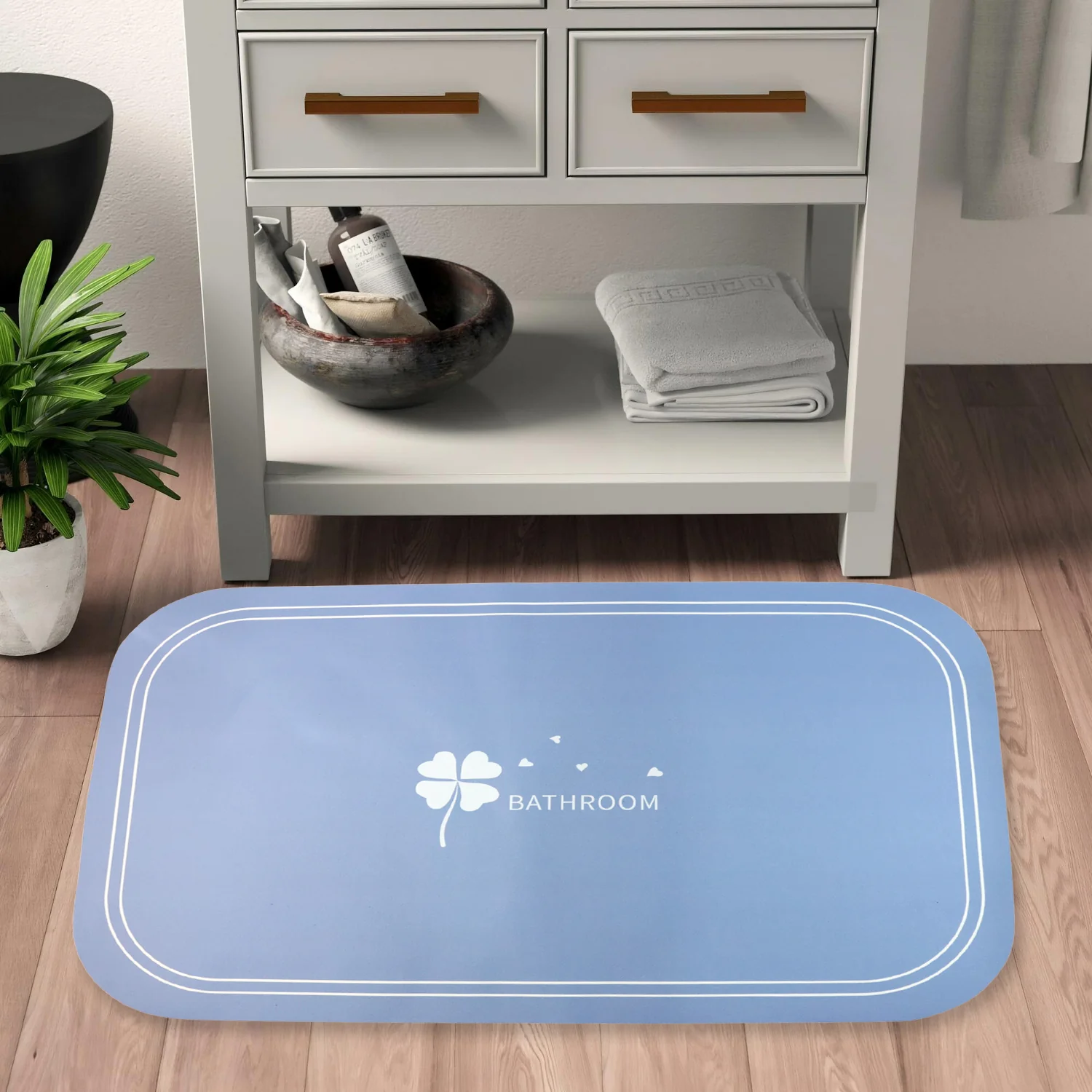 Anti-Slip Bathroom Floor Mat - 80 × 50 cm (1 Pc) - Image 6