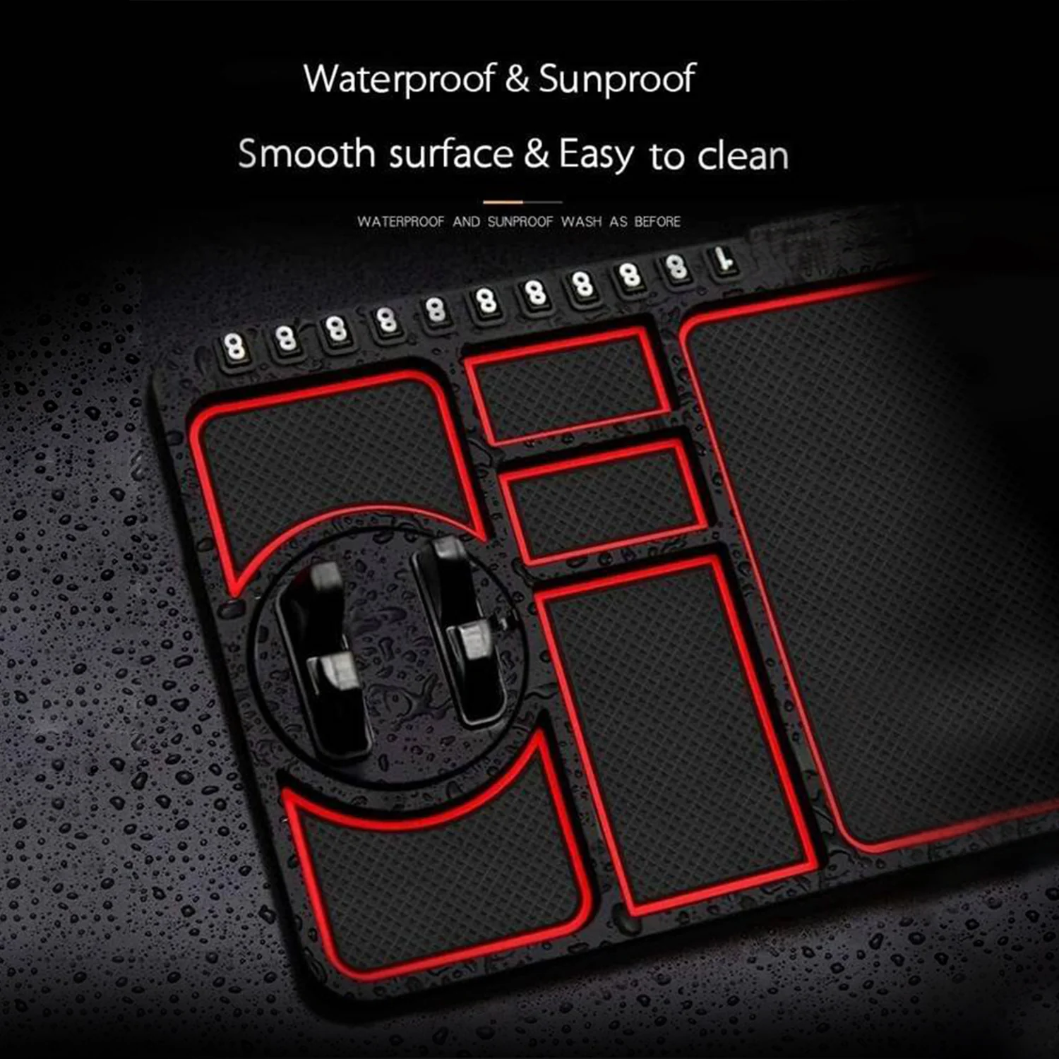 Car Dashboard Mat & Mobile Phone Holder Mount - Image 6