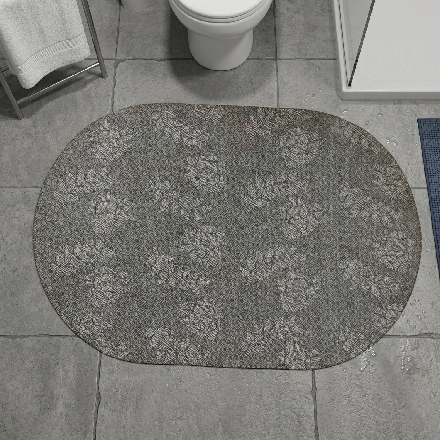 Anti Slip Quick Dry Bathroom Floor Mat (89x59 Cm) - Image 8