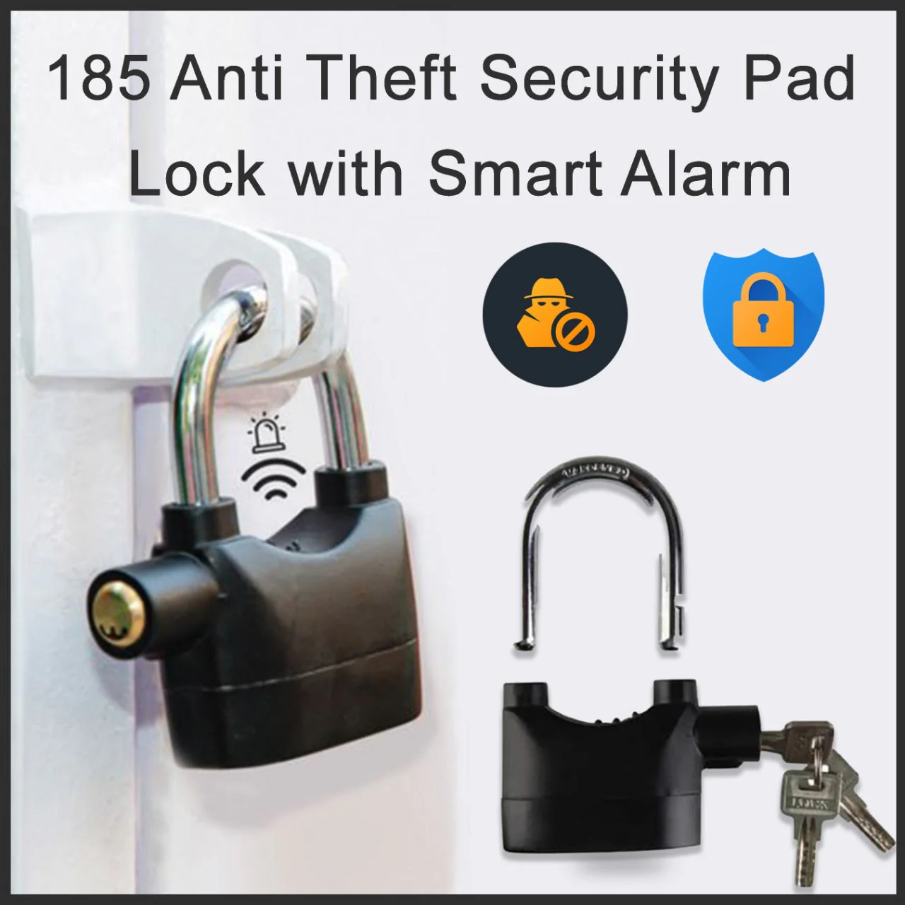 Anti Theft Security Pad Lock with Smart Alarm - Image 8
