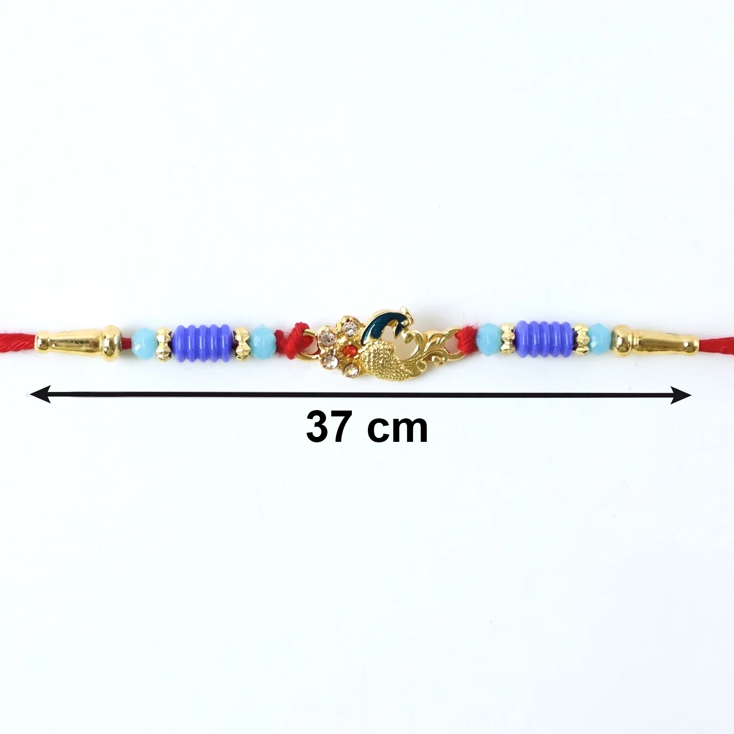 Antique Mini Peacock Designer Rakhi - Image 6