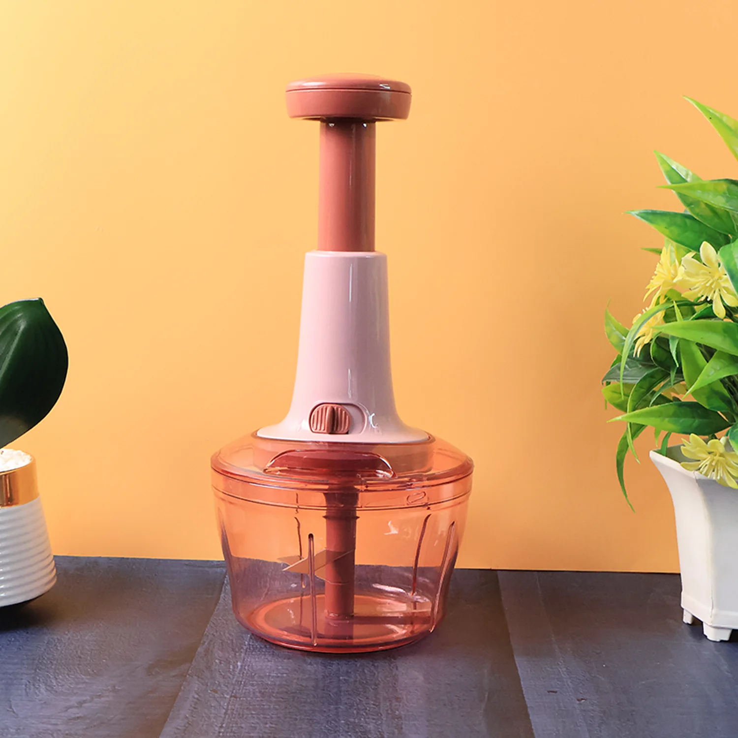 Apex Smart Manual Vegetable & Fruit Chopper with 800 ML Capacity - Image 4