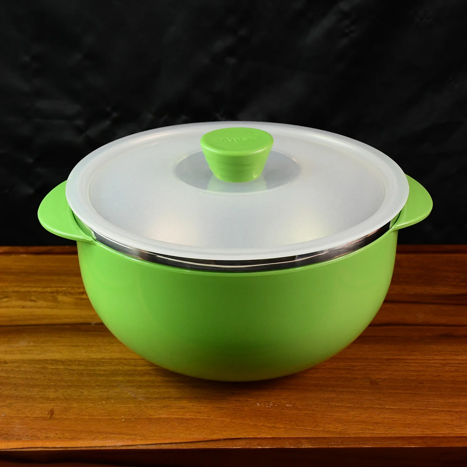 Apex 2200ml Microwave-Safe Plastic Serving Bowl with Lid (1 Pc) - Image 3