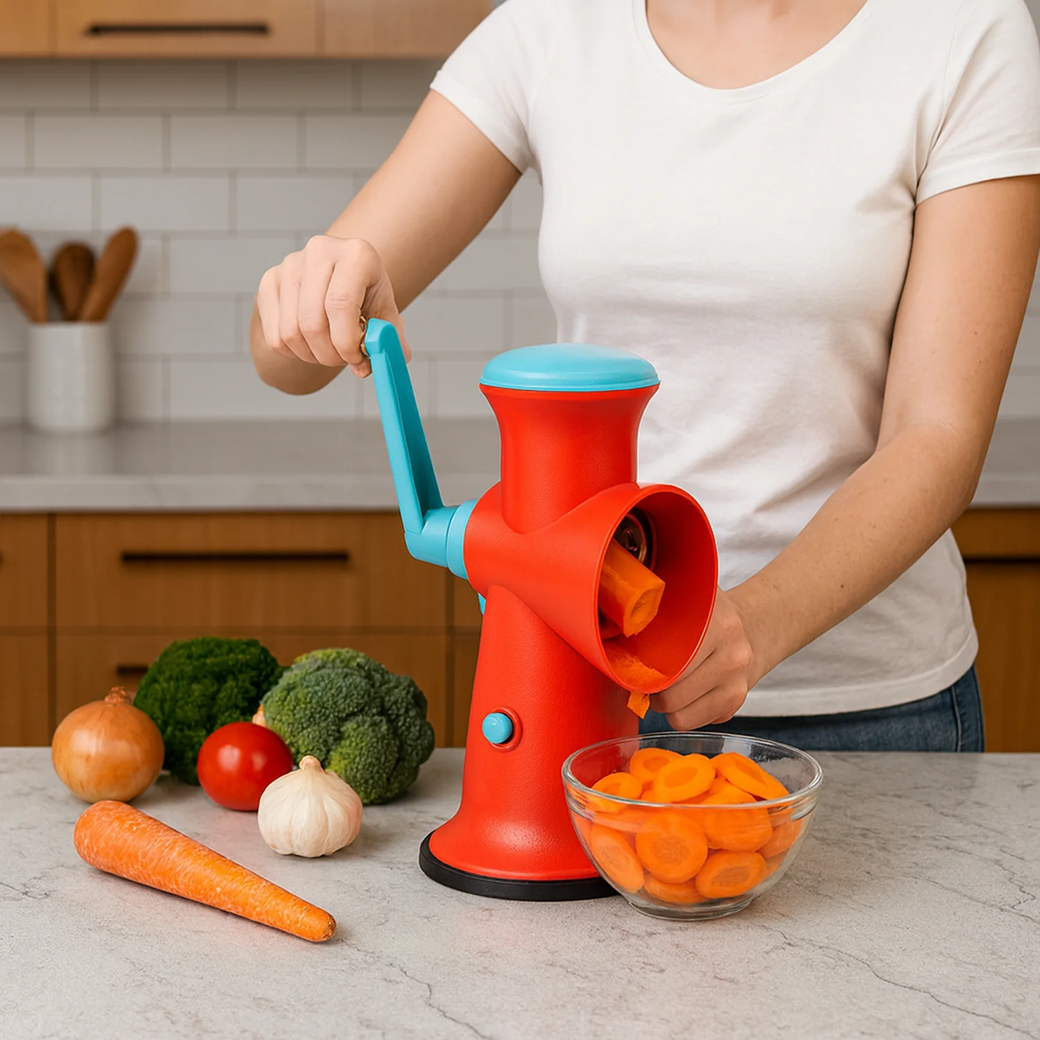Apex 4 in 1 Signature Rotary Grater with Interchangeable Blades - Image 7