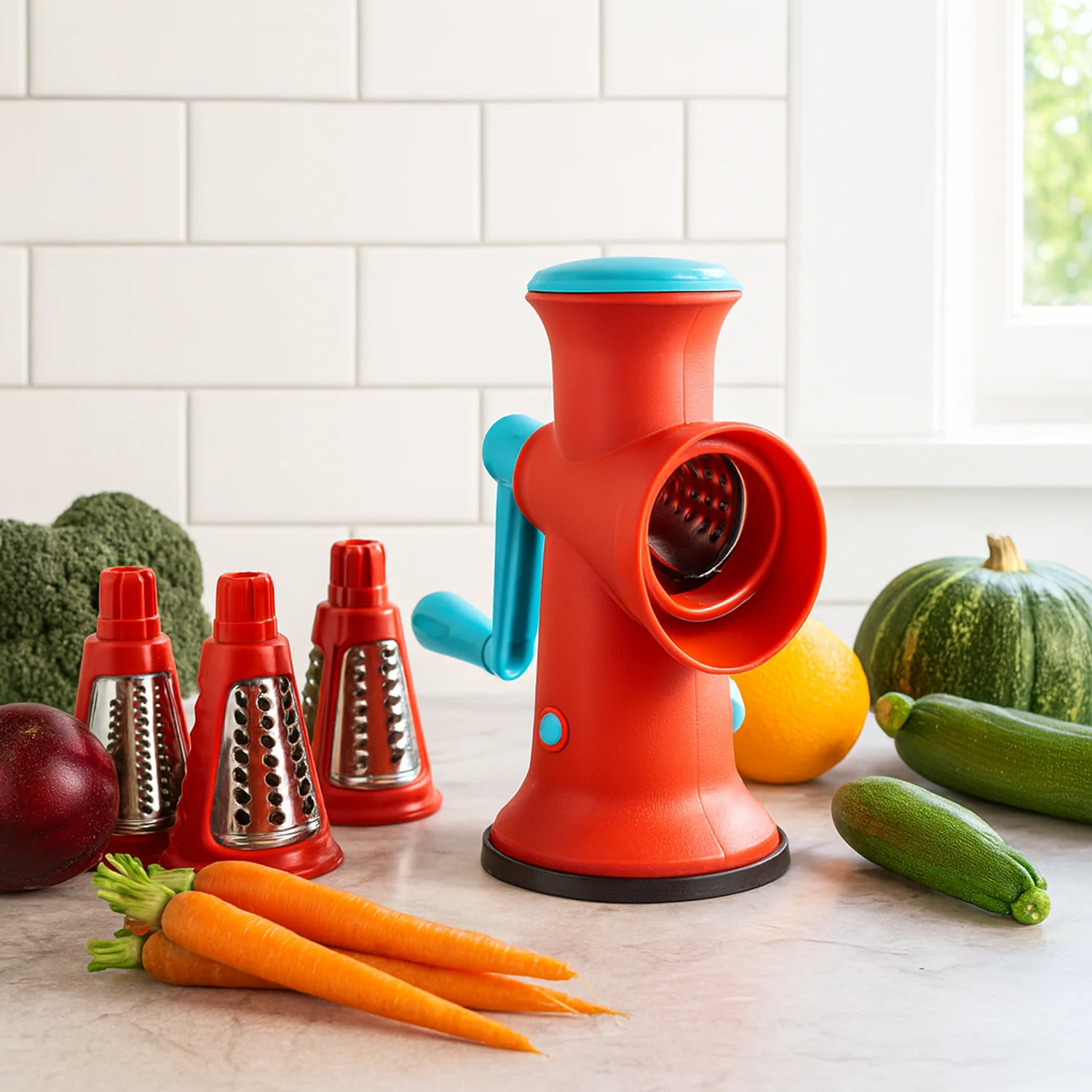 Apex 4 in 1 Signature Rotary Grater with Interchangeable Blades - Image 8