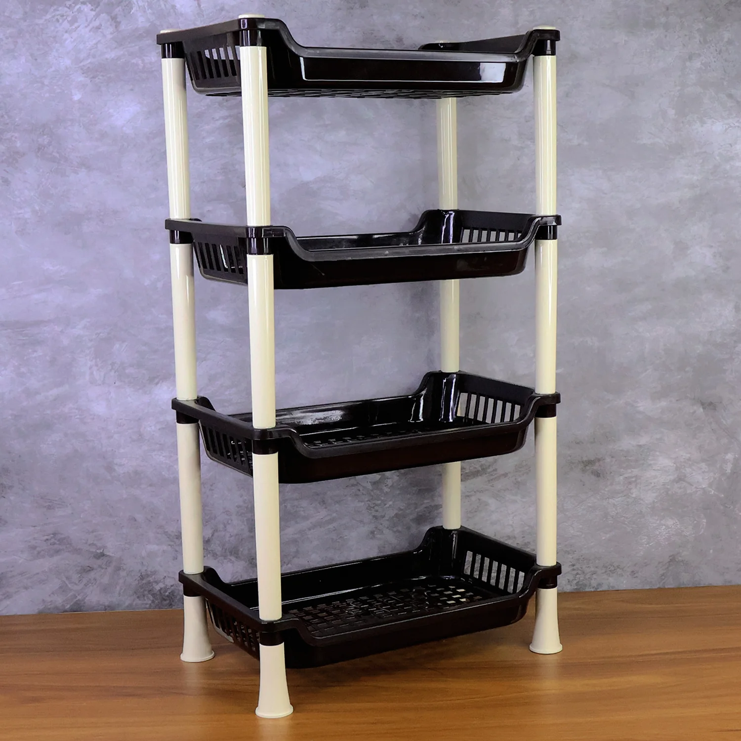 Apex 4-Layer Small Multipurpose Plastic Storage Rack - Image 4