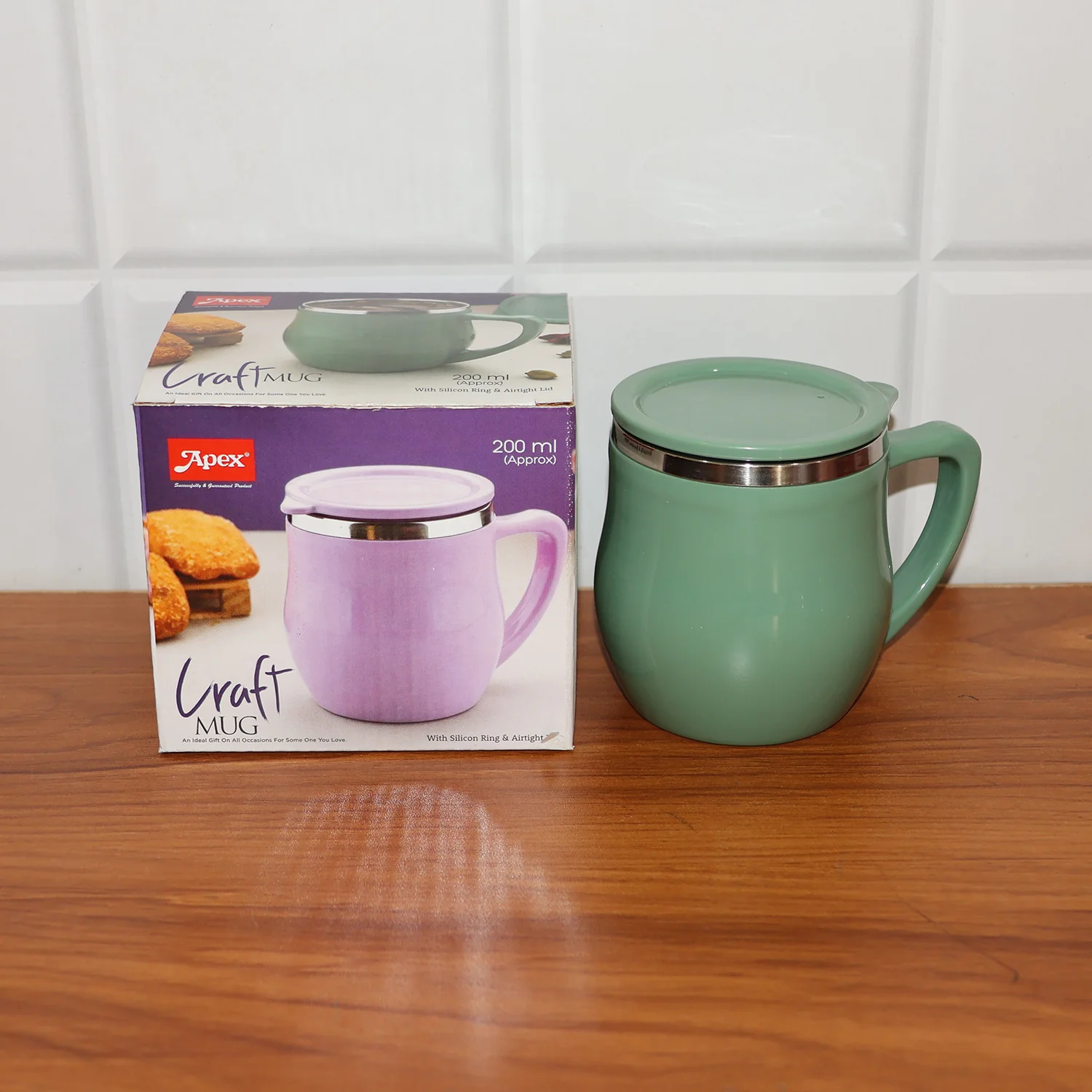 Apex Double-Wall Desk Mug - (200ML / 1 Pc) - Image 7