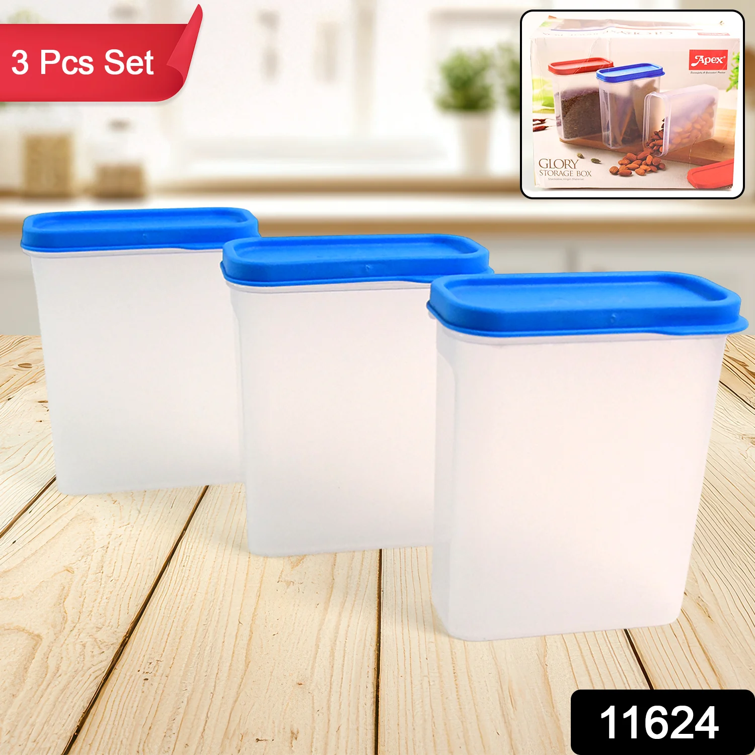 Apex Glory Food Storage Container Set – 3-Piece - Image 2