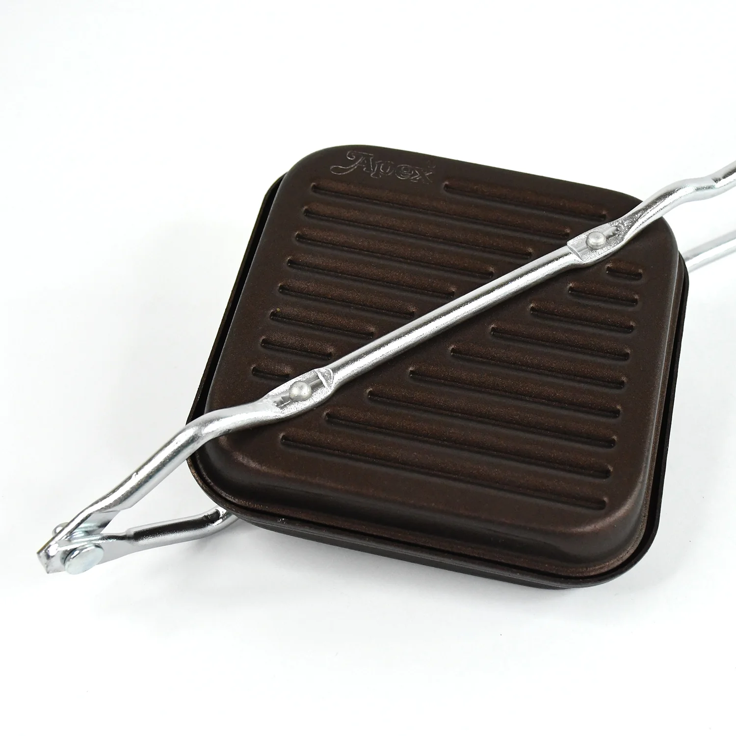 Apex Heavy Gauge Aluminium Grill Sandwich Toaster - Image 7