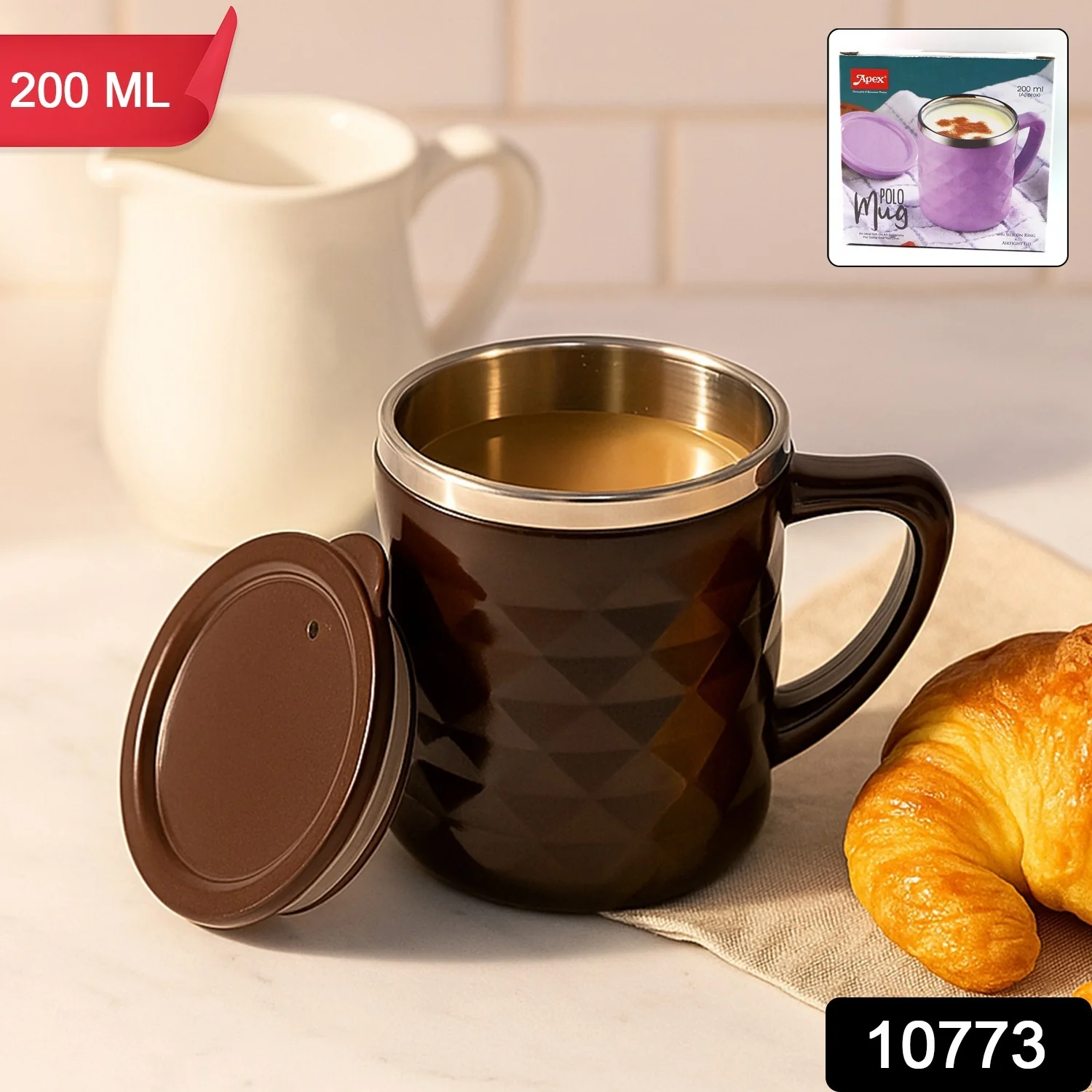Apex Insulated Tea & Coffee Mug - (1 Pc) - Image 2