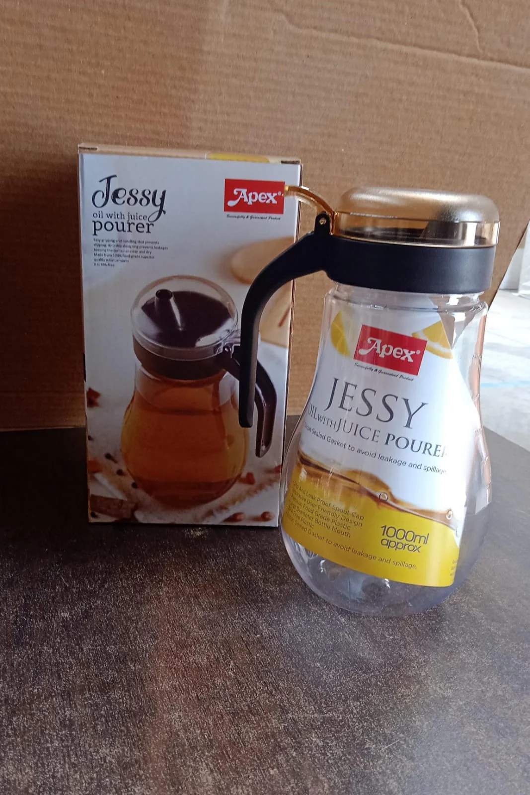 Apex Jessy Oil and Juice Pourer Dispenser Bottle Approx 1000ml (1 Pc) - Image 7