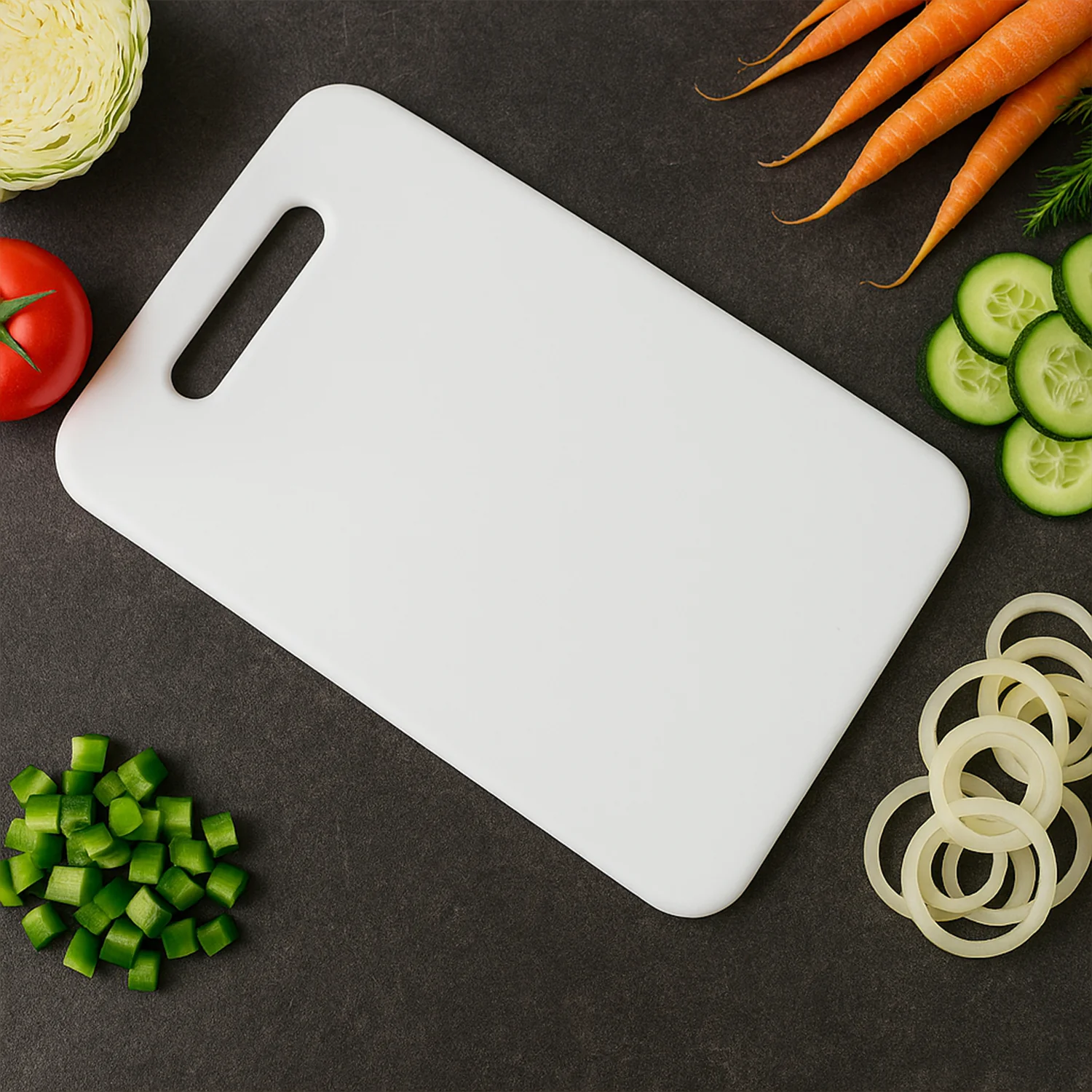 Apex Medium Plastic Chopping Board (36×23 Cm / 1 Pc) - Image 7