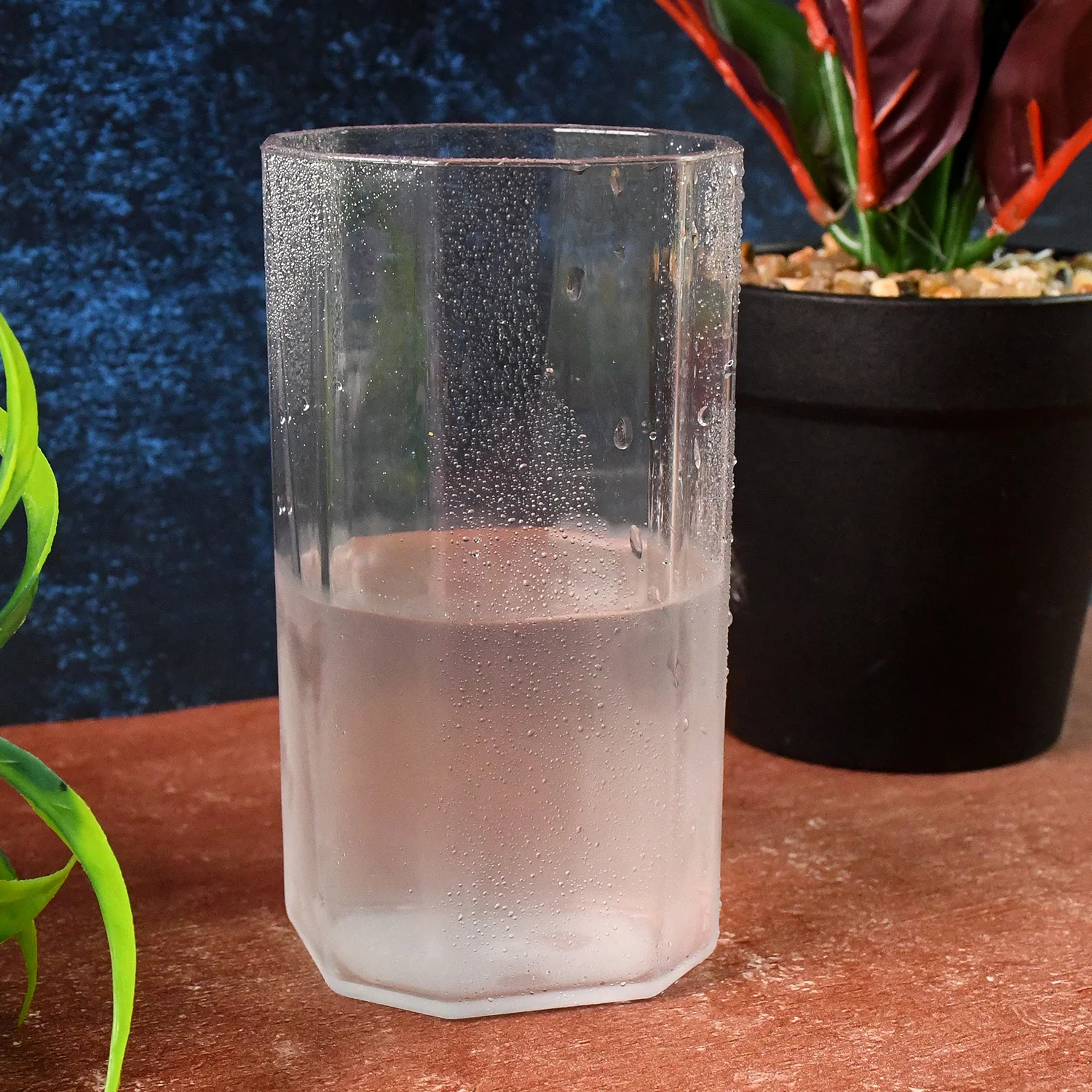 Apex Merino N’ Glass Unbreakable Plastic Drinking Glass Set (6Pc/300ml) Approx - Image 3