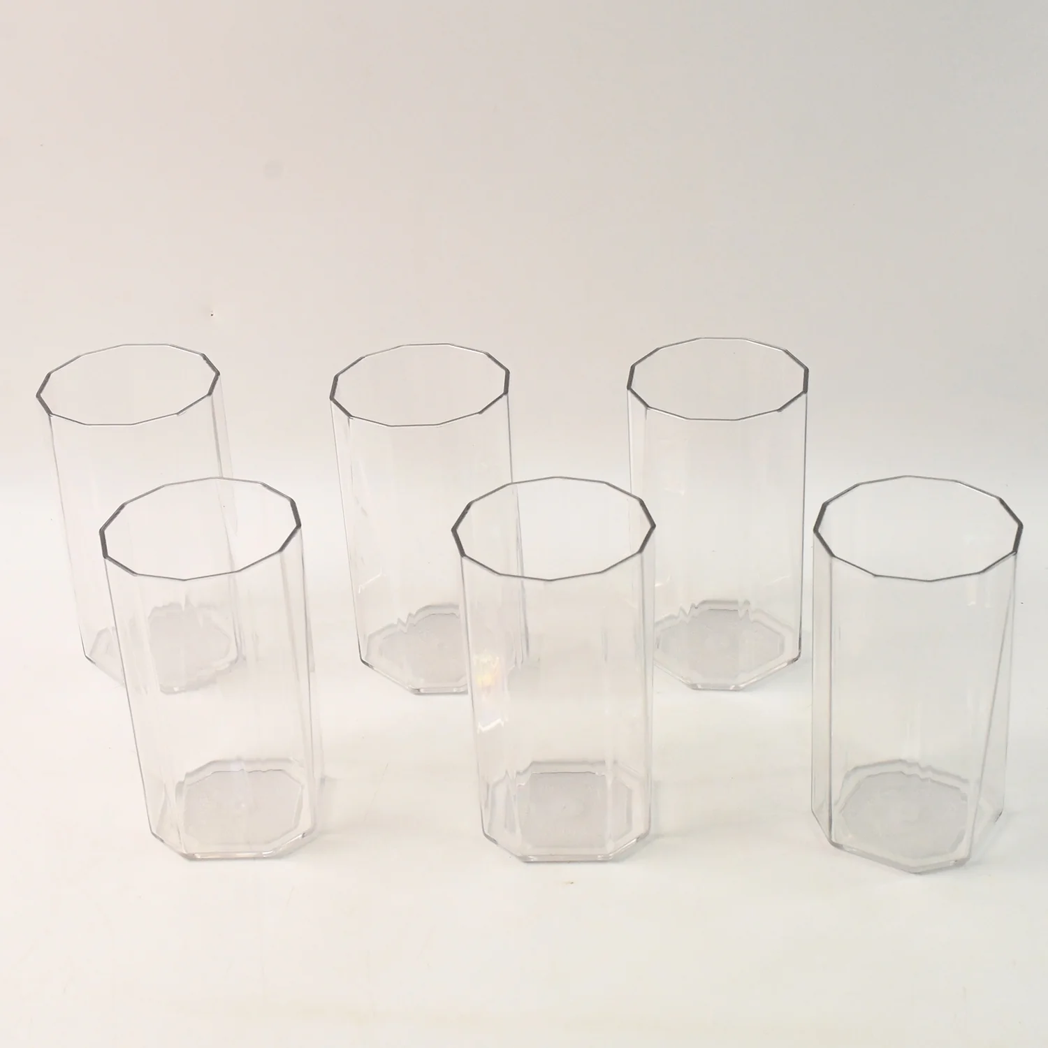 Apex Merino N’ Glass Unbreakable Plastic Drinking Glass Set (6Pc/300ml) Approx - Image 5
