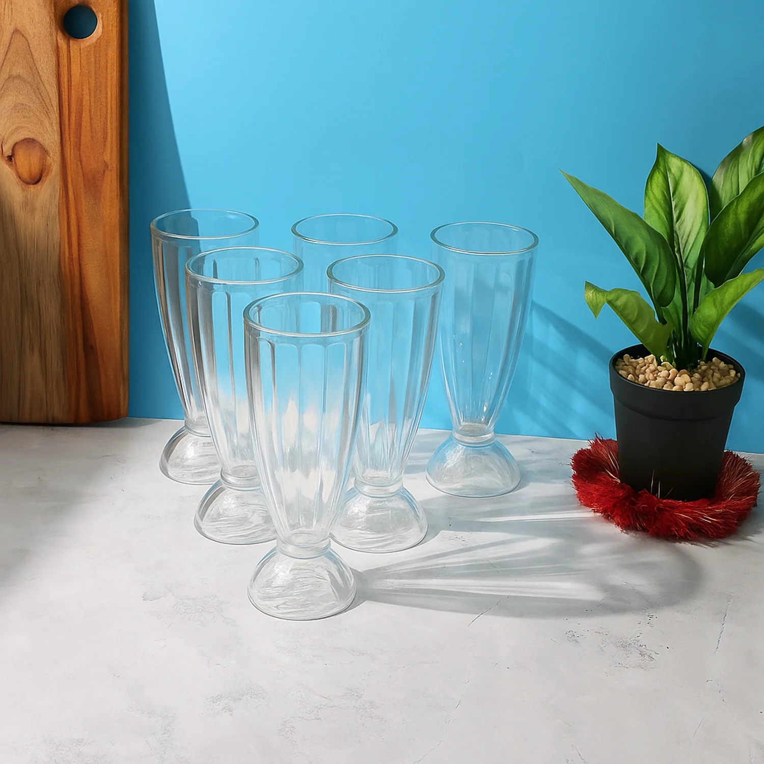 Apex Premium Dessert & Falooda Glasses (Approx 400ML / 6 Pc) - Image 7