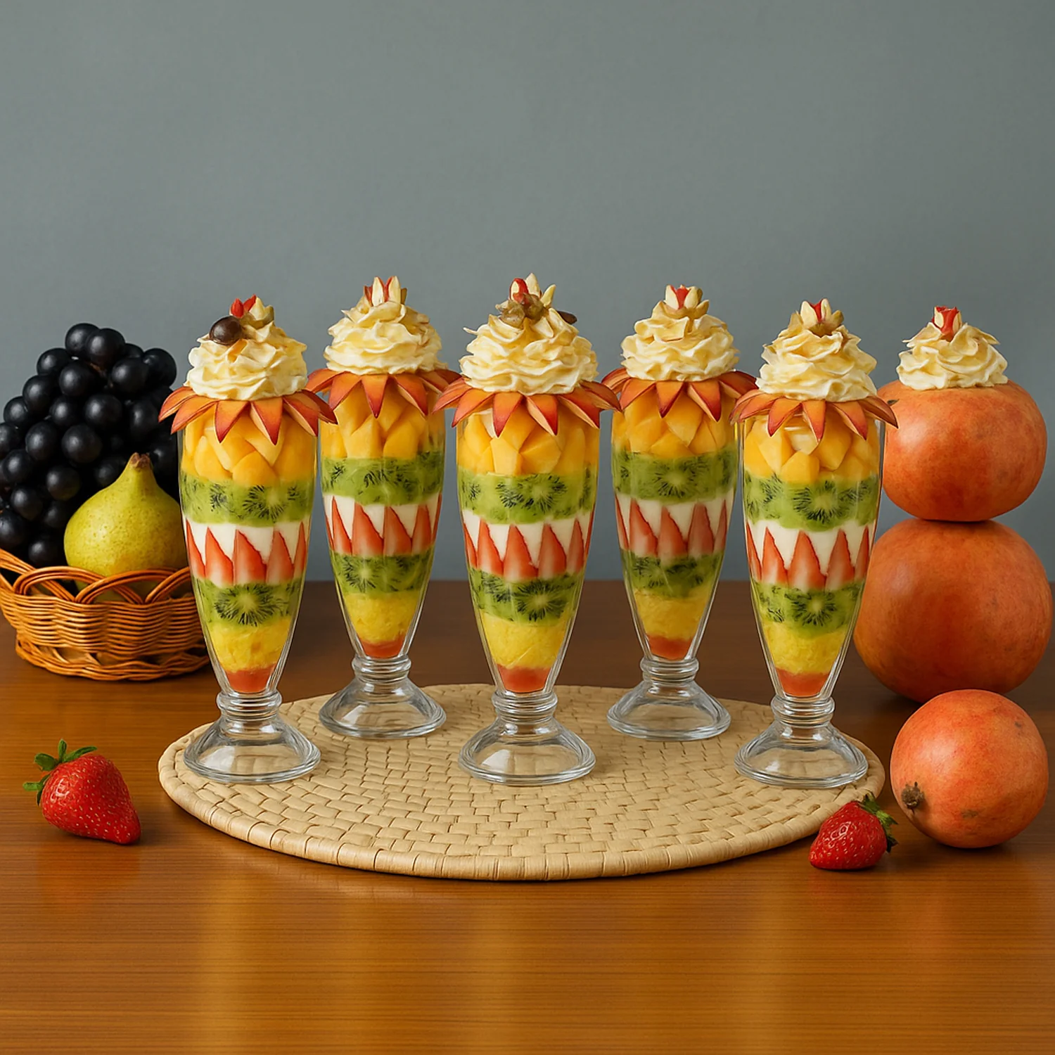 Apex Premium Dessert & Falooda Glasses (Approx 400ML / 6 Pc) - Image 8