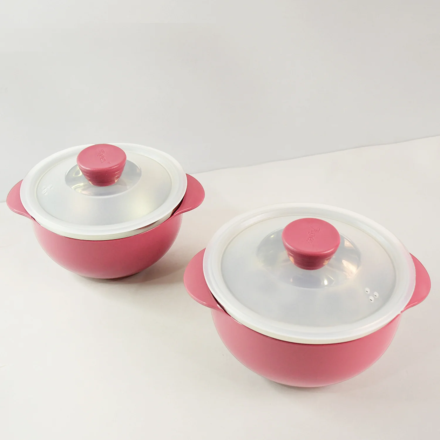 Apex Premium Plastic Serving Bowl Set with Lids (2 Pc) - Image 4
