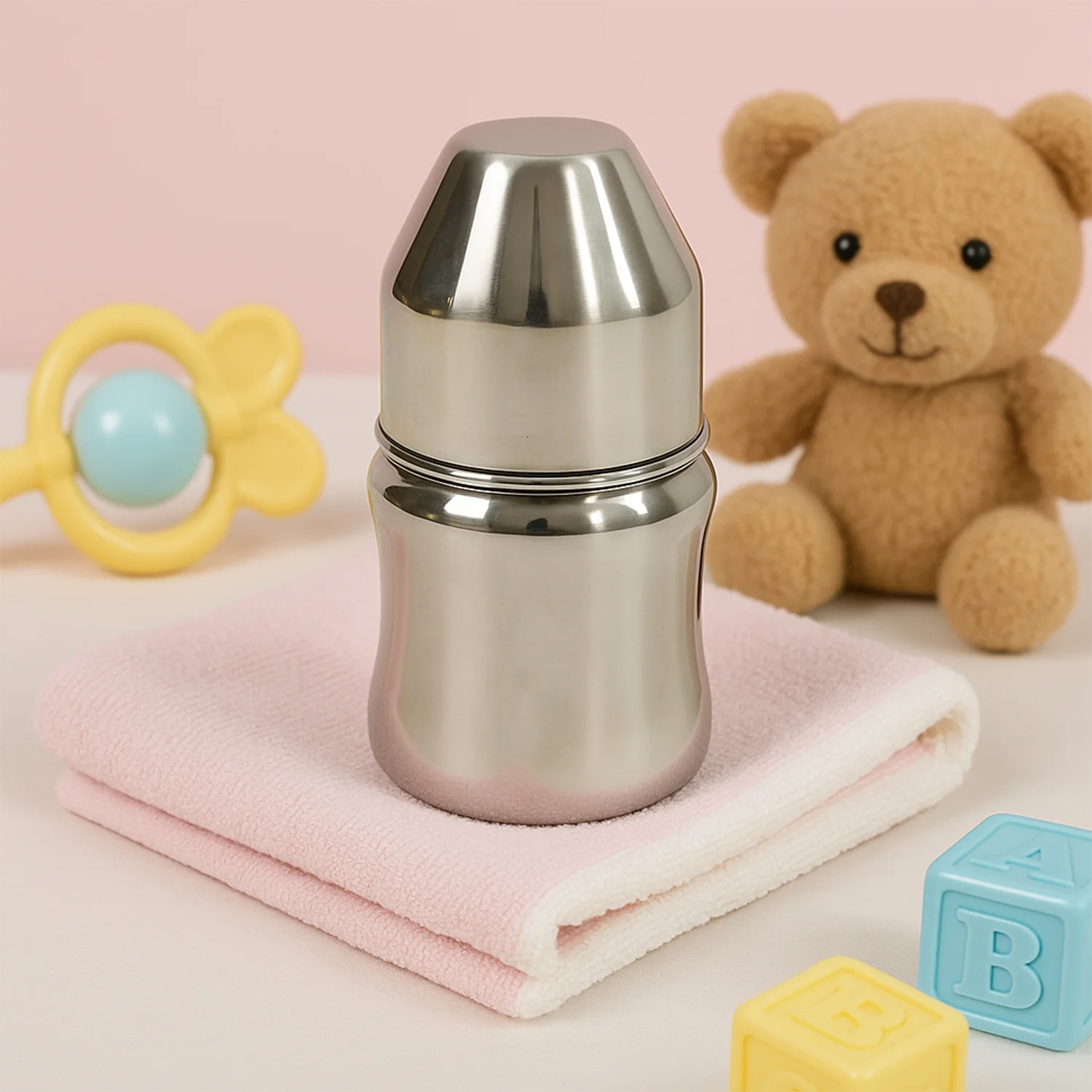 Apex Premium Stainless Steel Baby Feeding Bottle (125 ML / 1 Pc) - Image 4