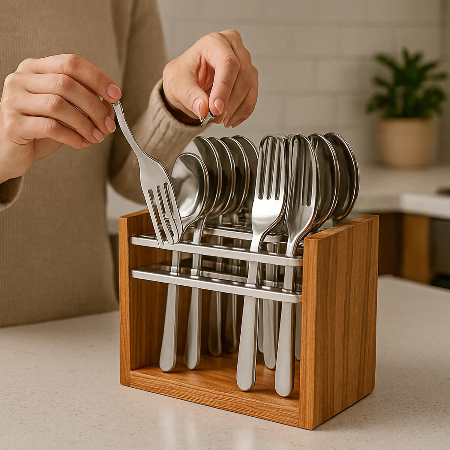 Apex Premium Stainless Steel Cutlery Set (24 Pc) - Image 6