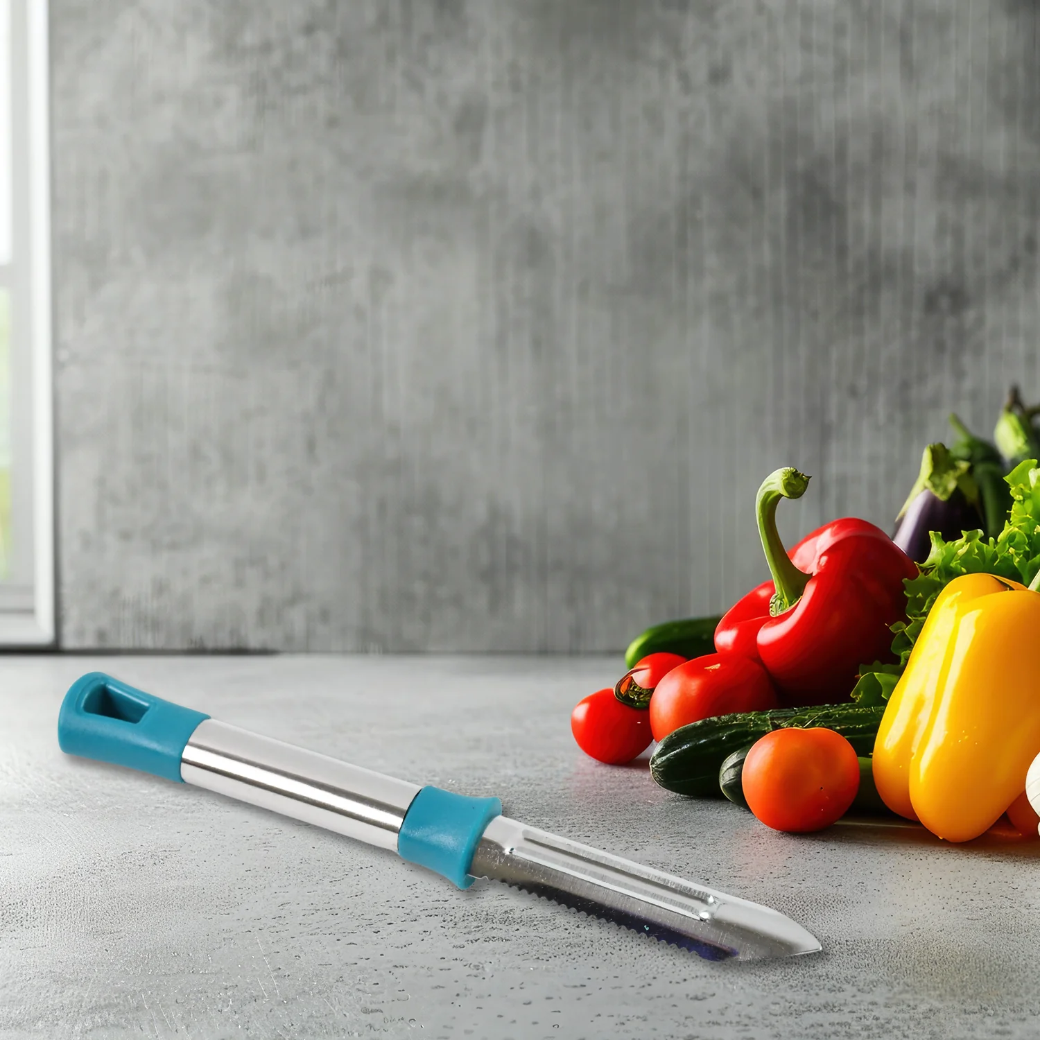 Apex Premium Stainless Steel Vegetable Fruit Peeler (1 Pc) - Image 4