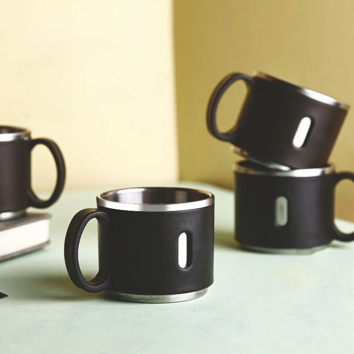 Apex Stainless Steel Desk Mug (6 Pc) - Image 4