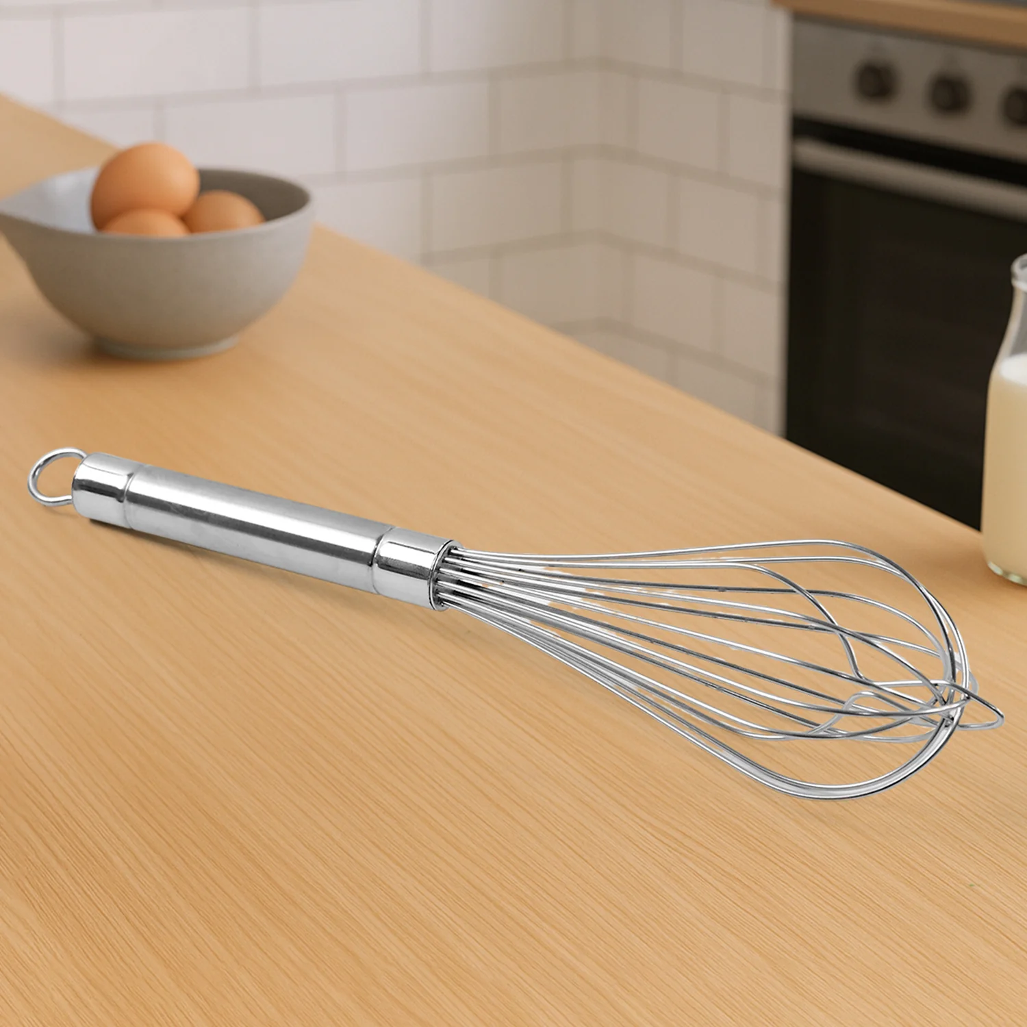 Apex Stainless Steel Large Hand Whisk (1 Pc) - Image 3