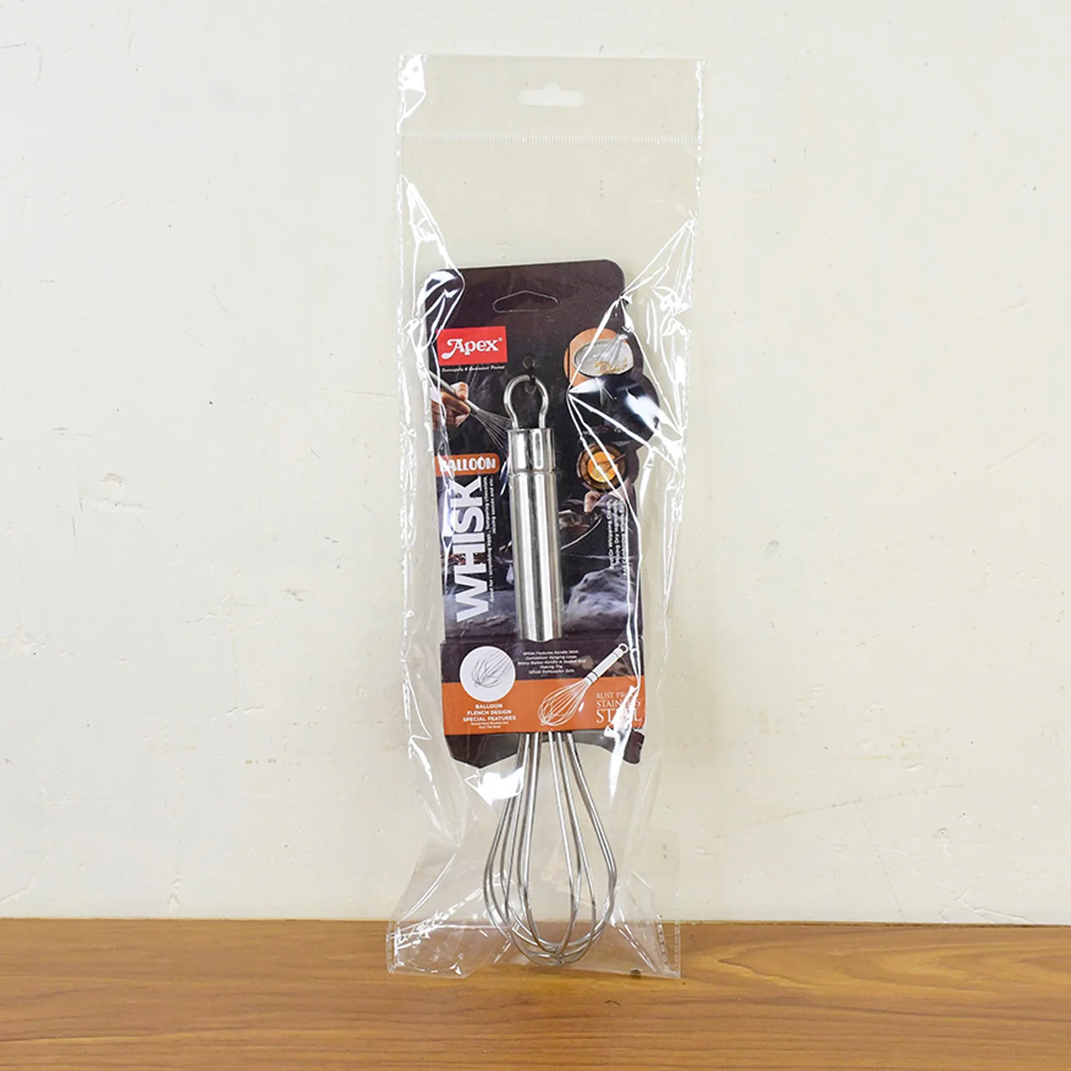 Apex Stainless Steel Small Hand Whisk (1 Pc) - Image 8