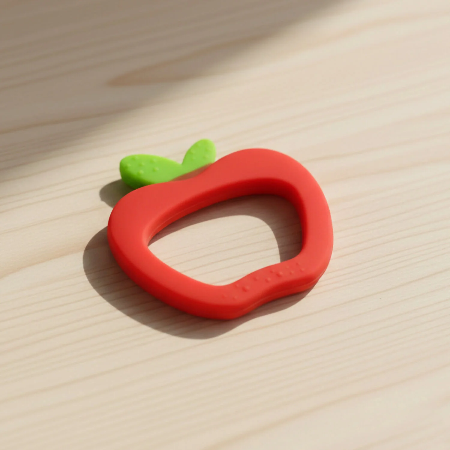 Apple shaped silicone baby teether - Image 4