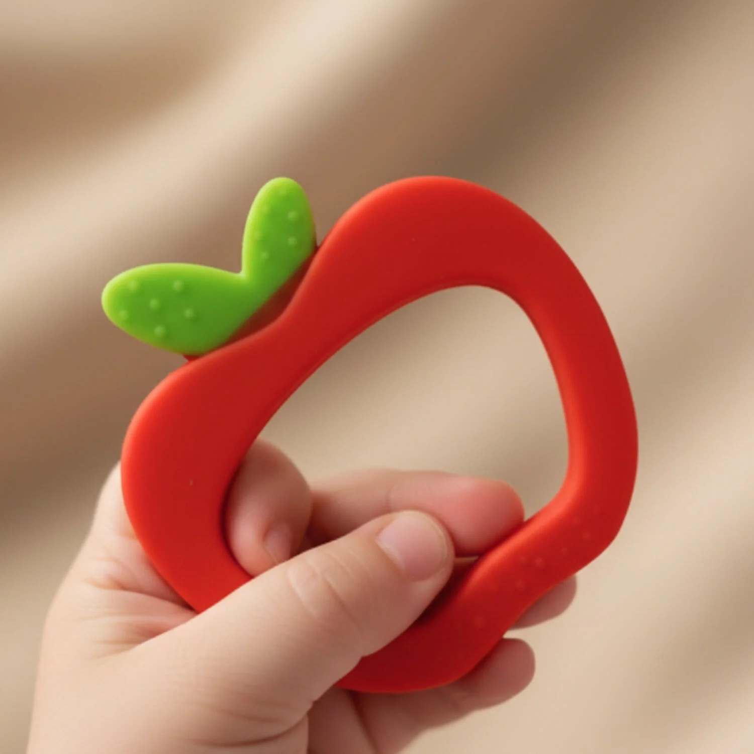 Apple shaped silicone baby teether - Image 7