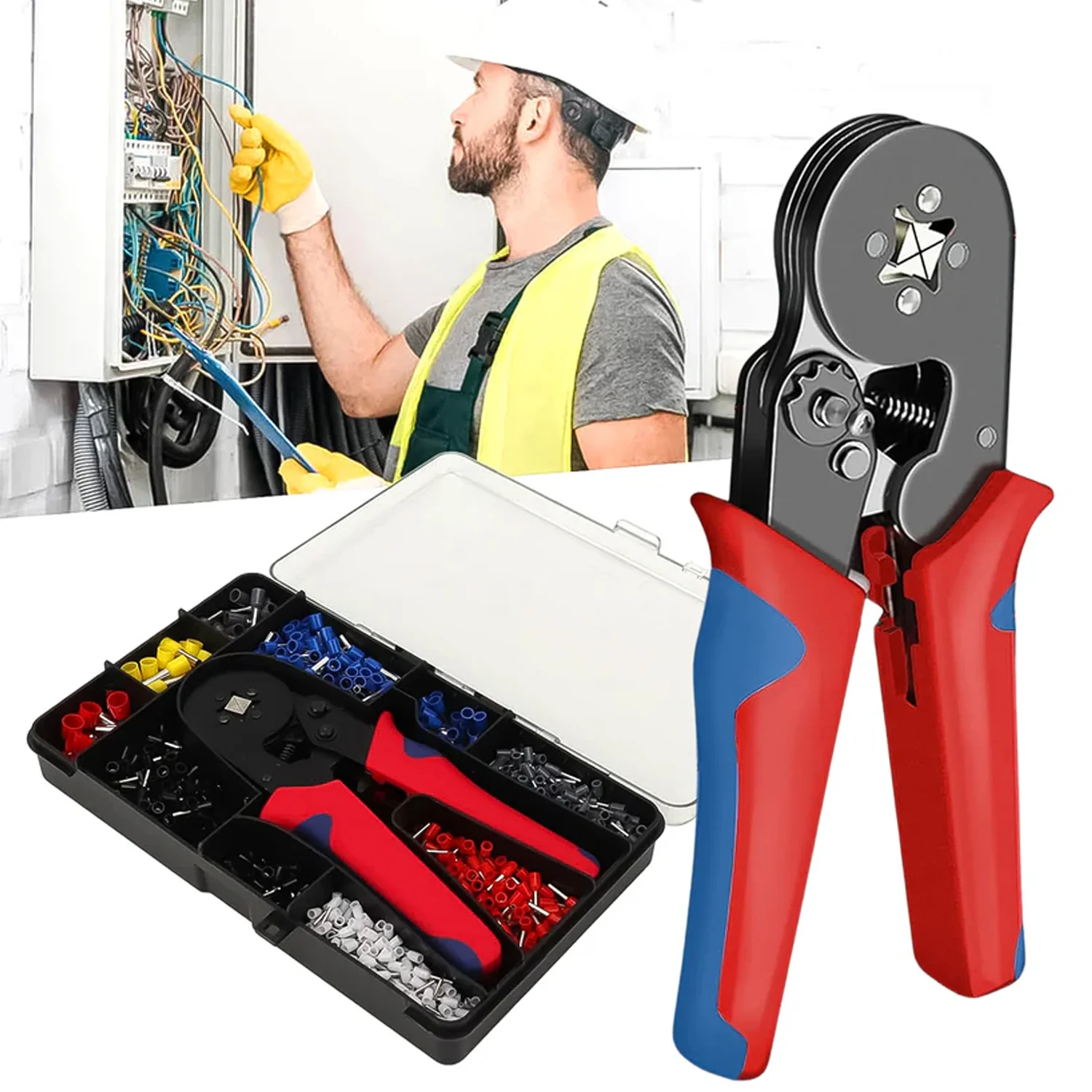 Approx 1200 Piece Ferrule Crimping Tool Kit Set - Image 10