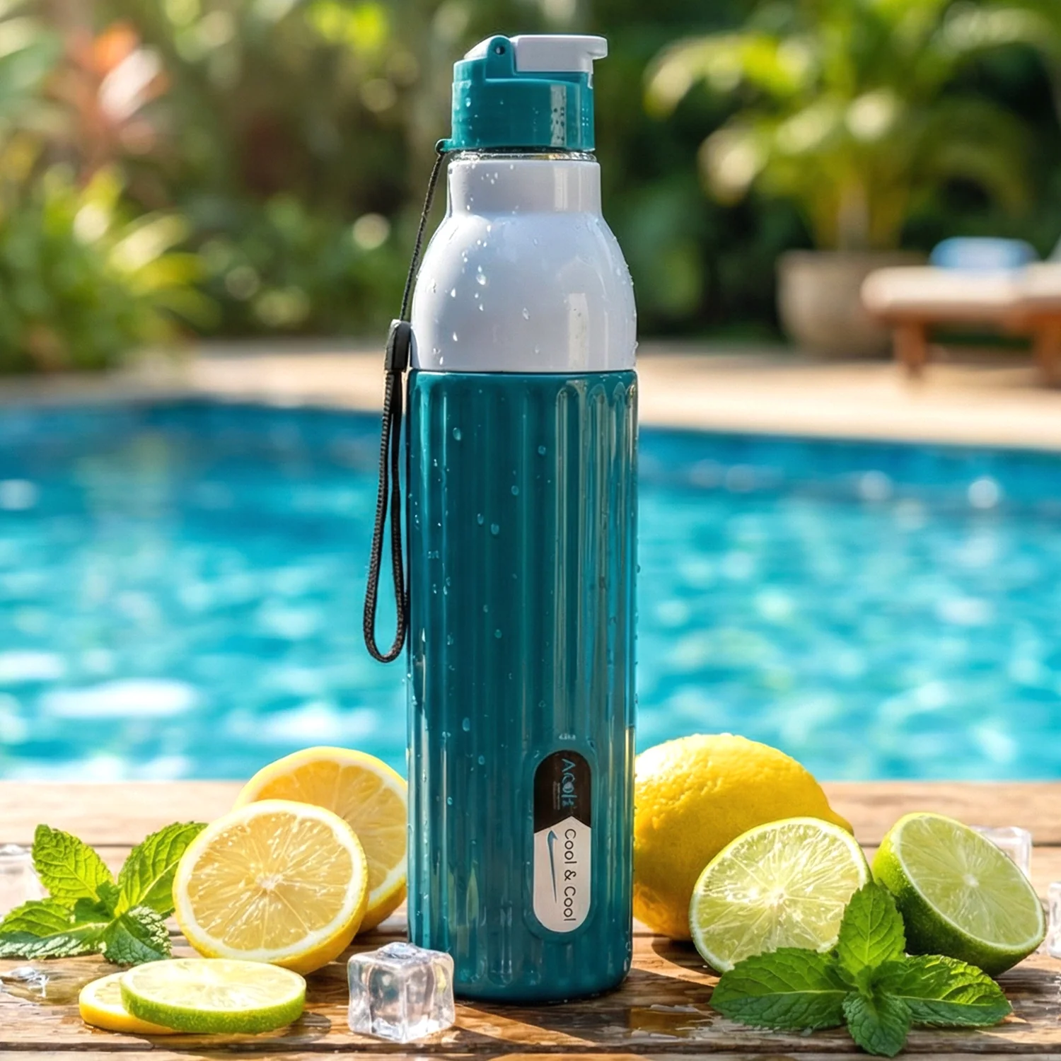 Aqua Sports Sipper Water Bottle (1 Pc, 1000 ML Approx) - Image 7