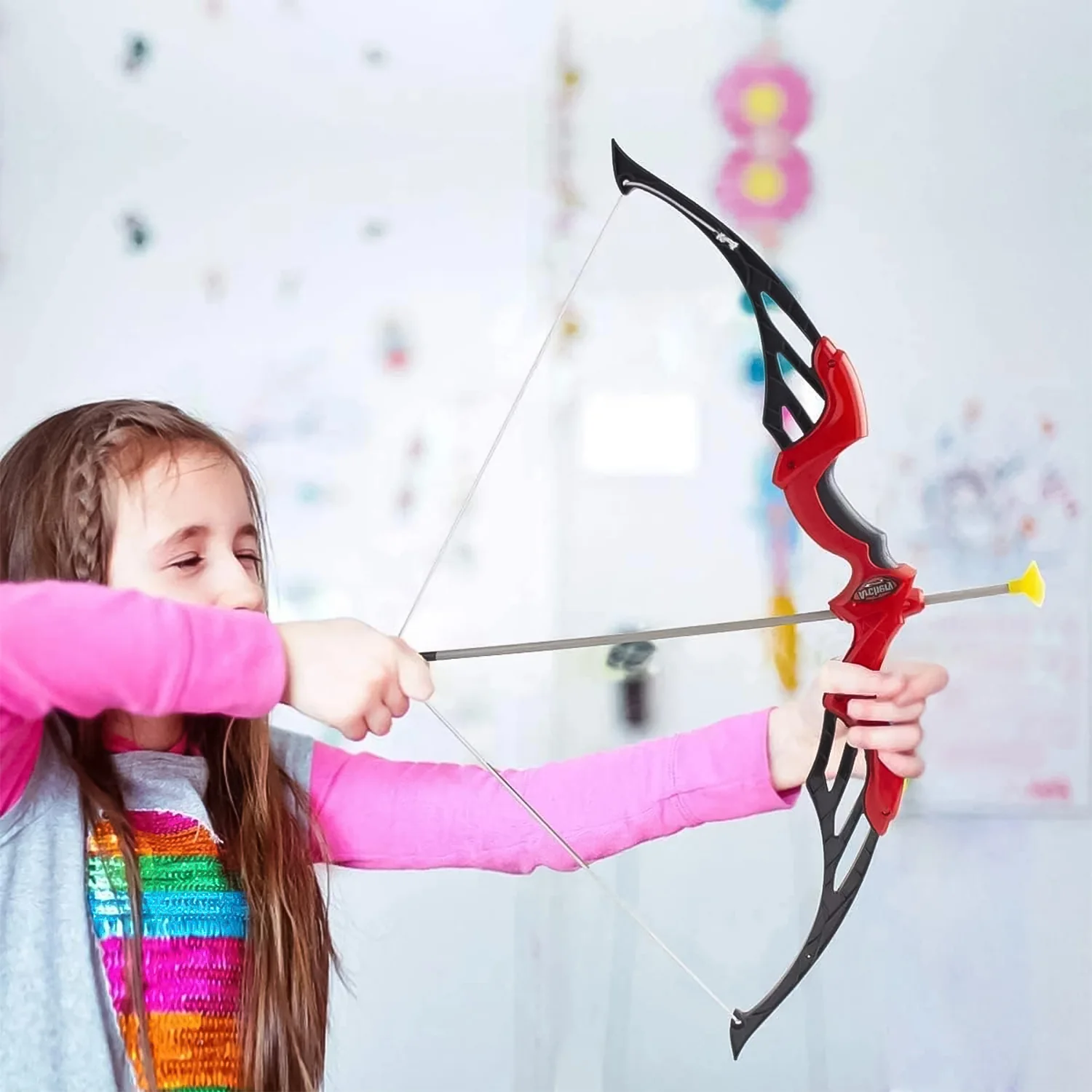 Arrow Big & Archery Toy (1 Dhanush, 3 Arrow, 1 Target, 1 Arrow Holder / 1 Set) - Image 3